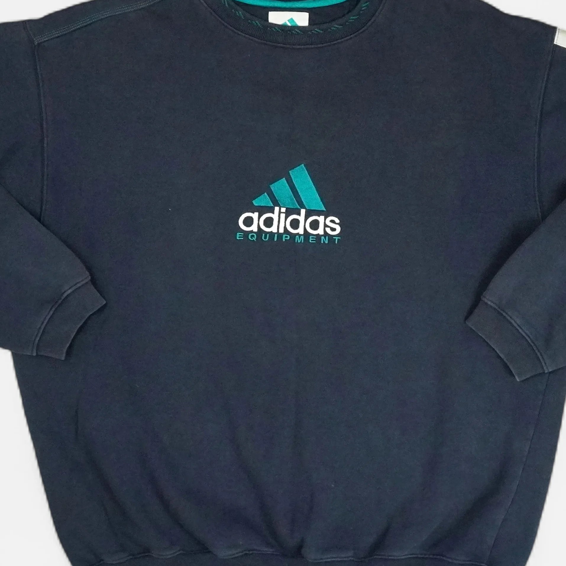 Vintage Adidas Navy Sweatshirt (XL)