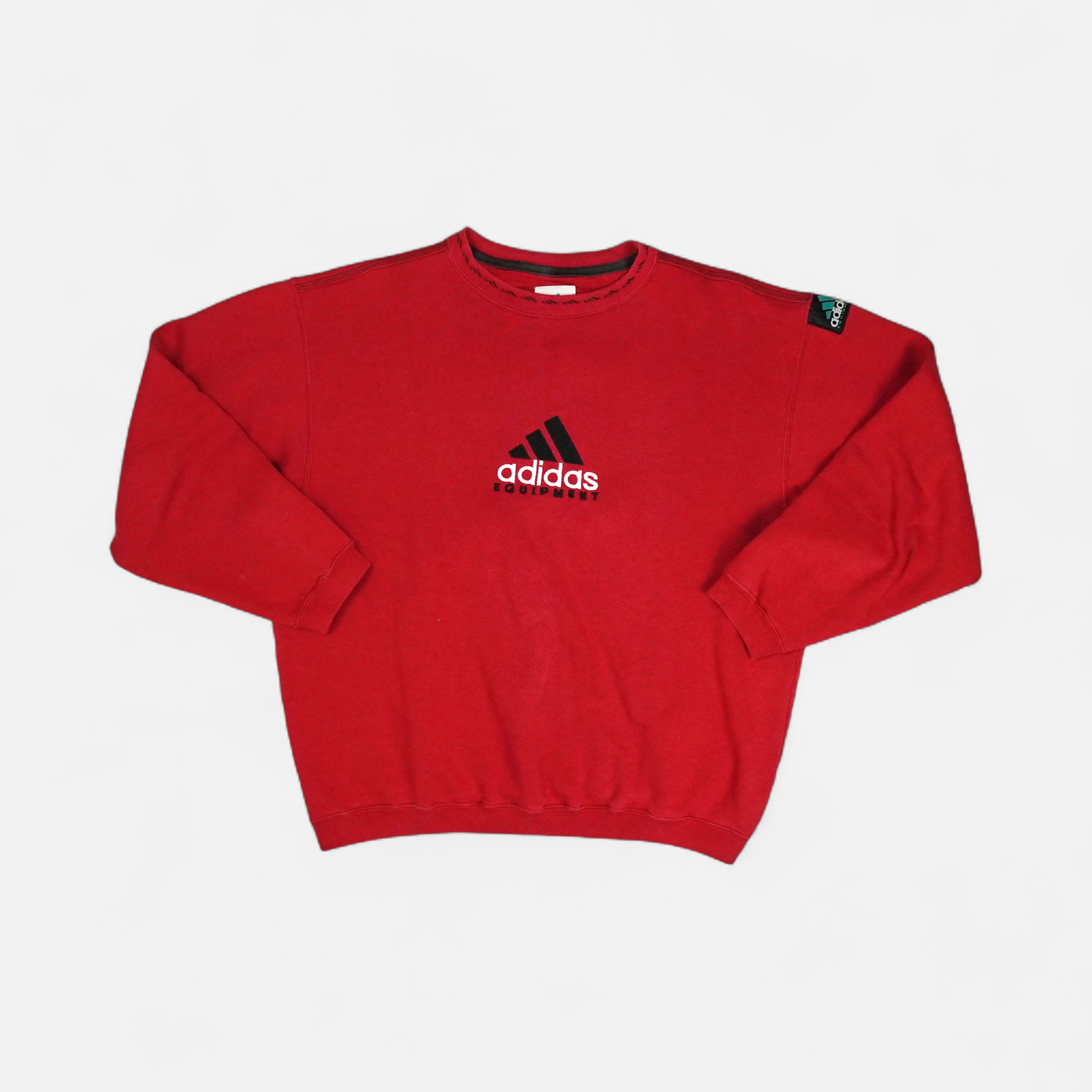 Vintage Adidas Equipment Red Sweatshirt (XL)