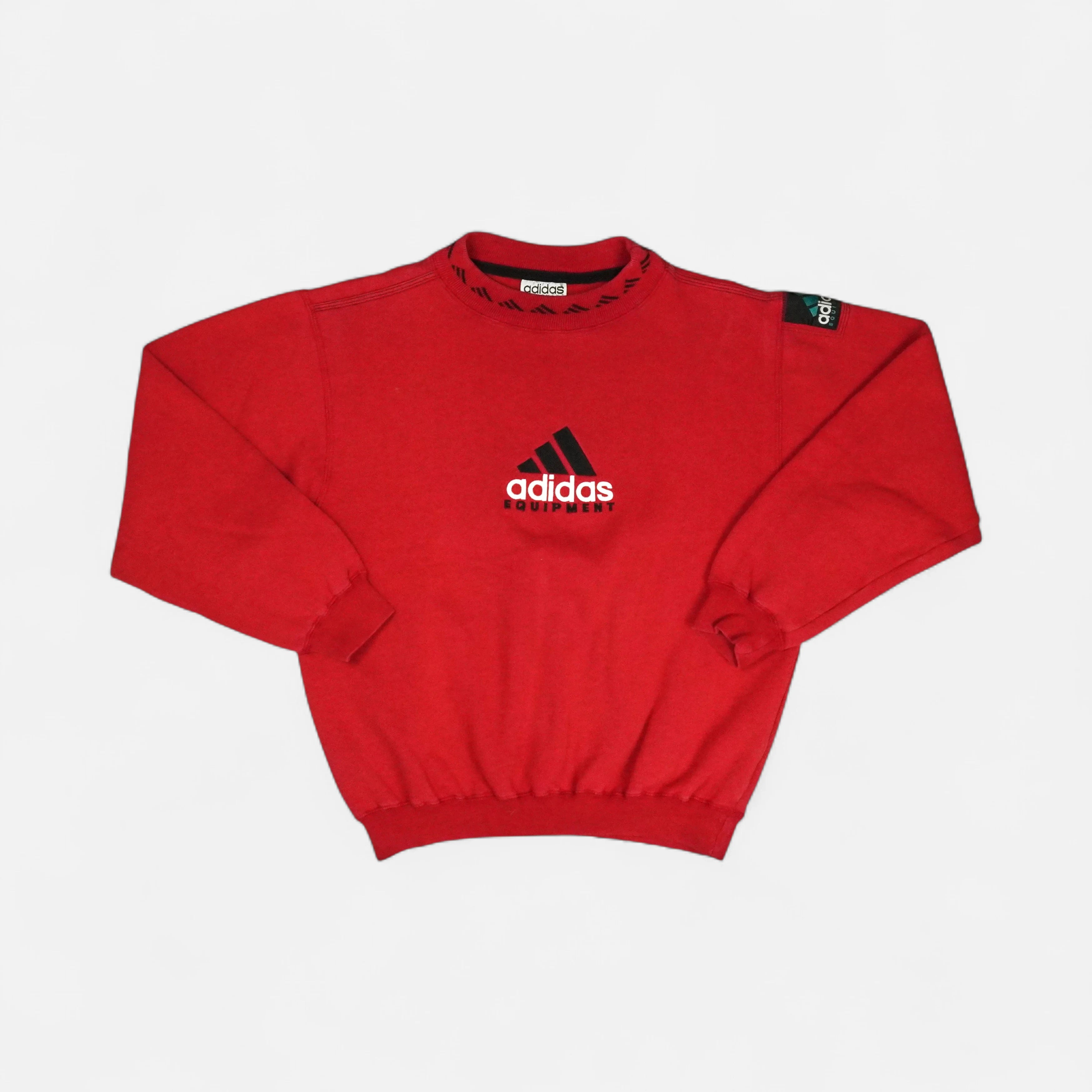 Vintage Adidas Red Sweatshirt (M)