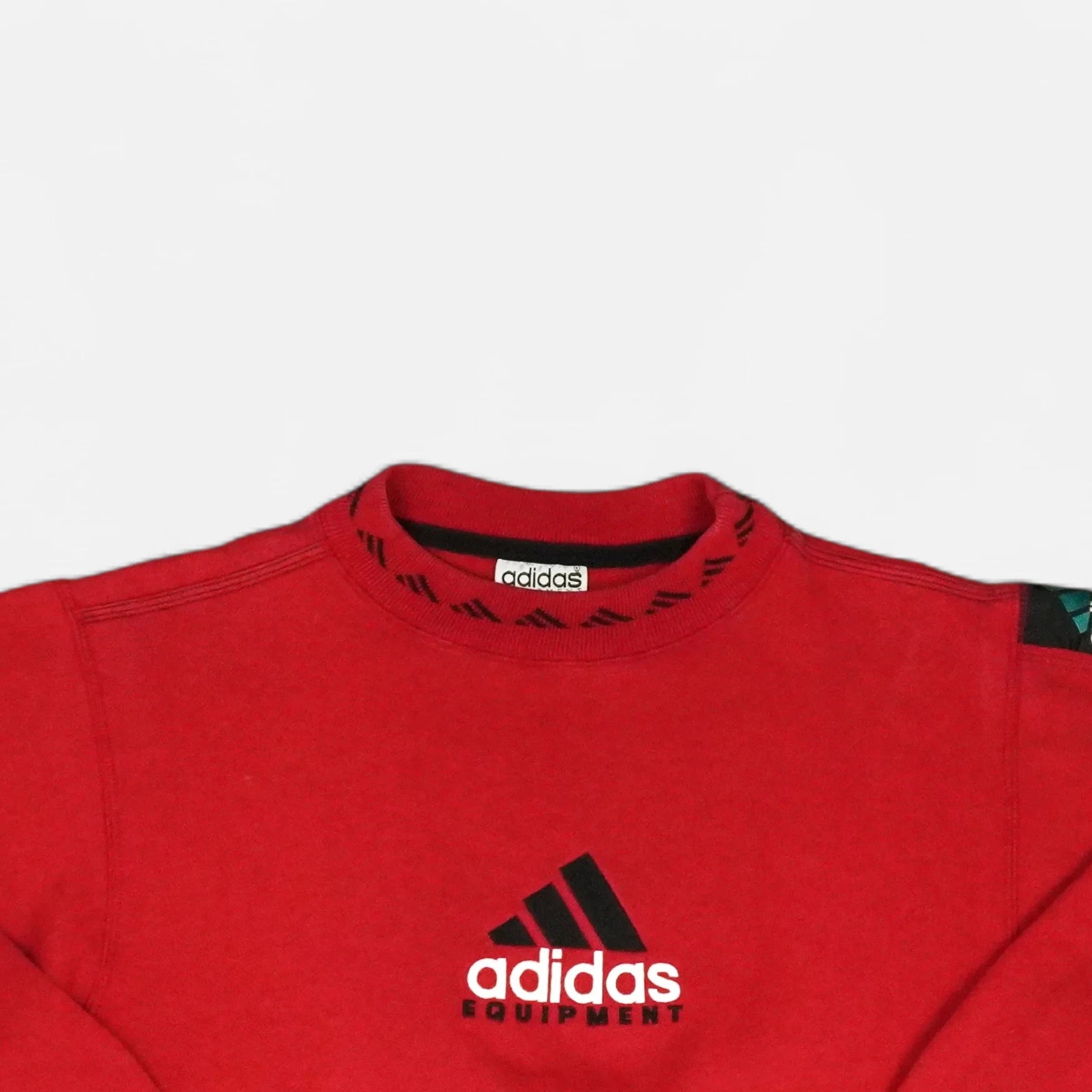 Vintage Adidas Red Sweatshirt (M)