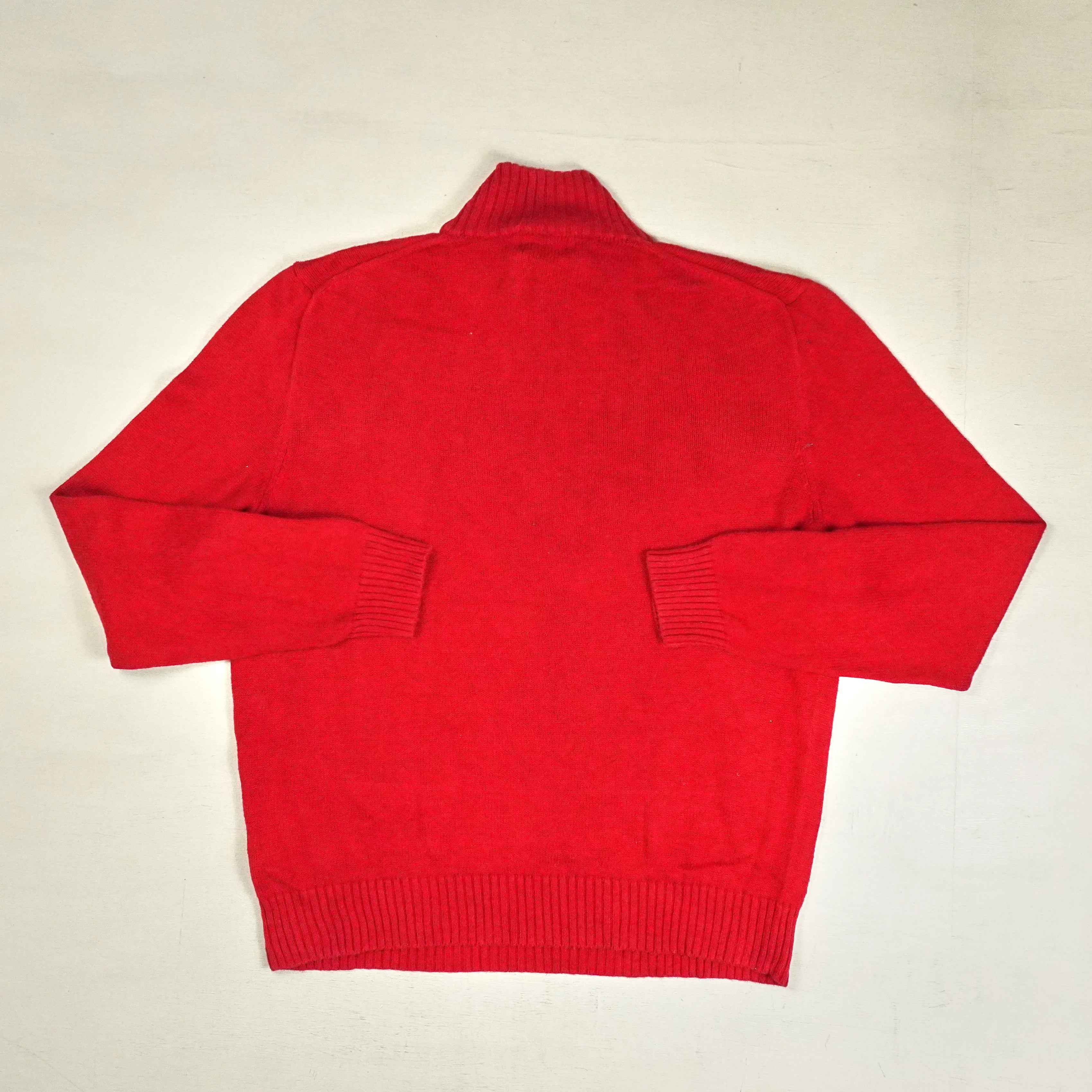 Vintage Red Knit Jumper ( XL )