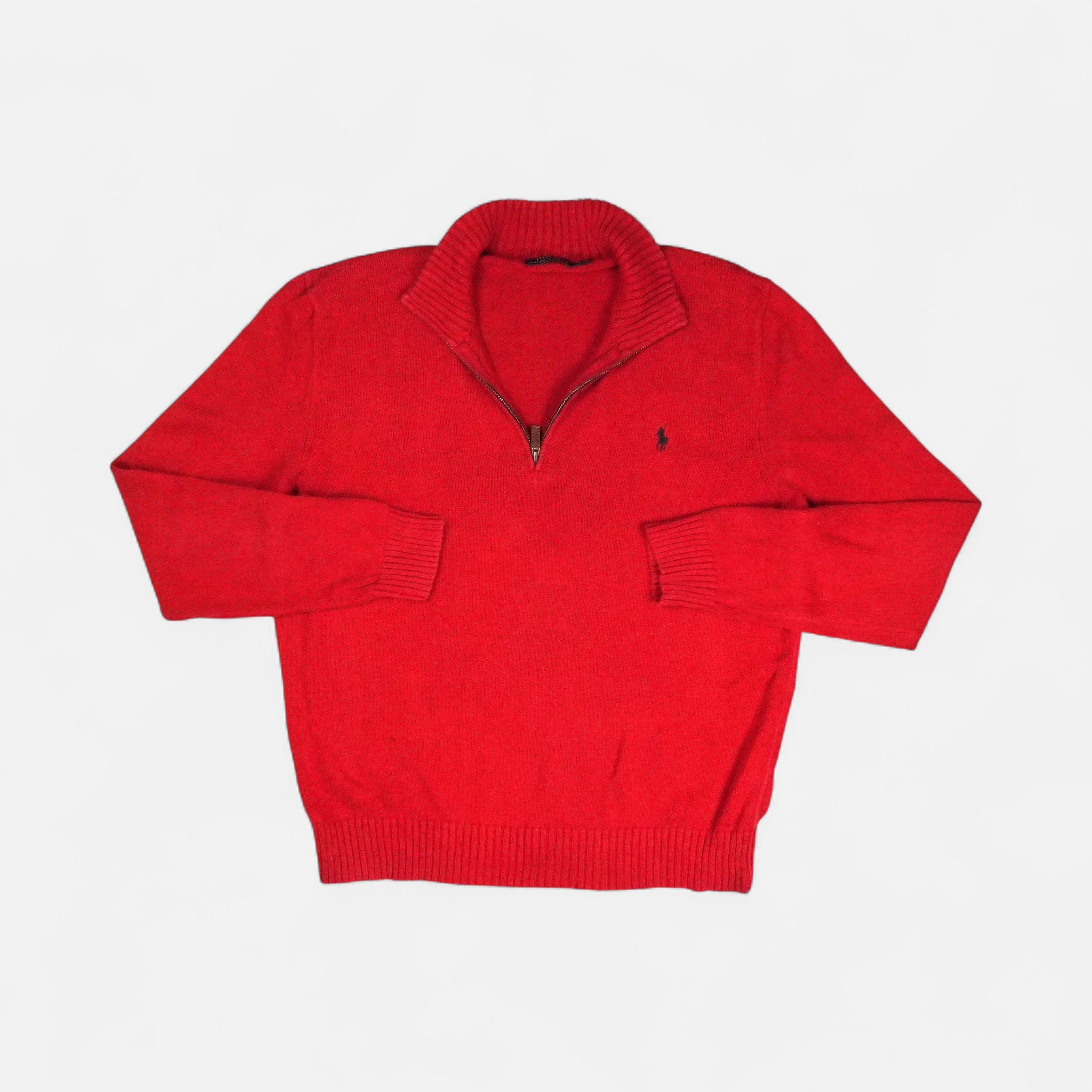 Vintage Red Knit Jumper ( XL )