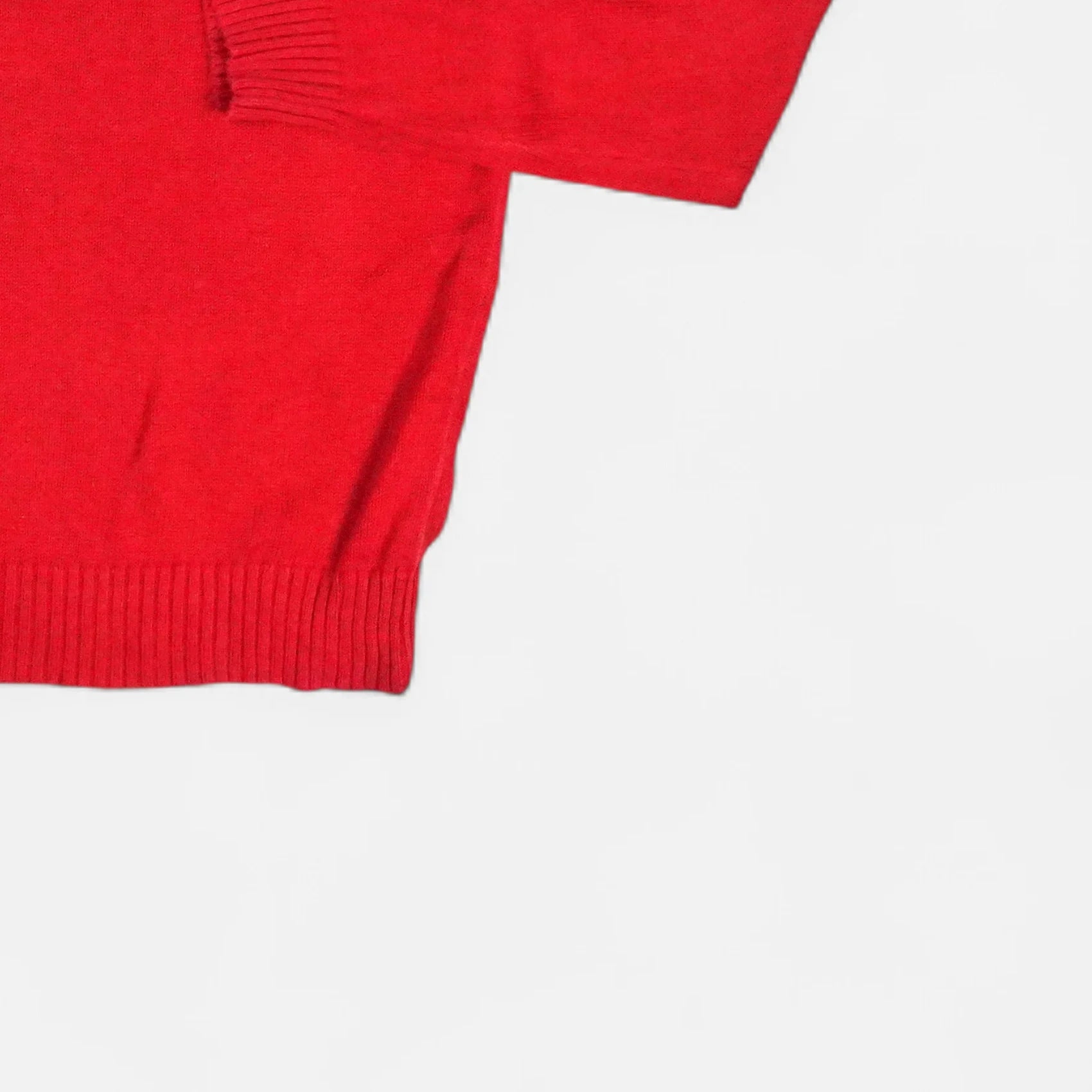 Vintage Red Knit Jumper ( XL )