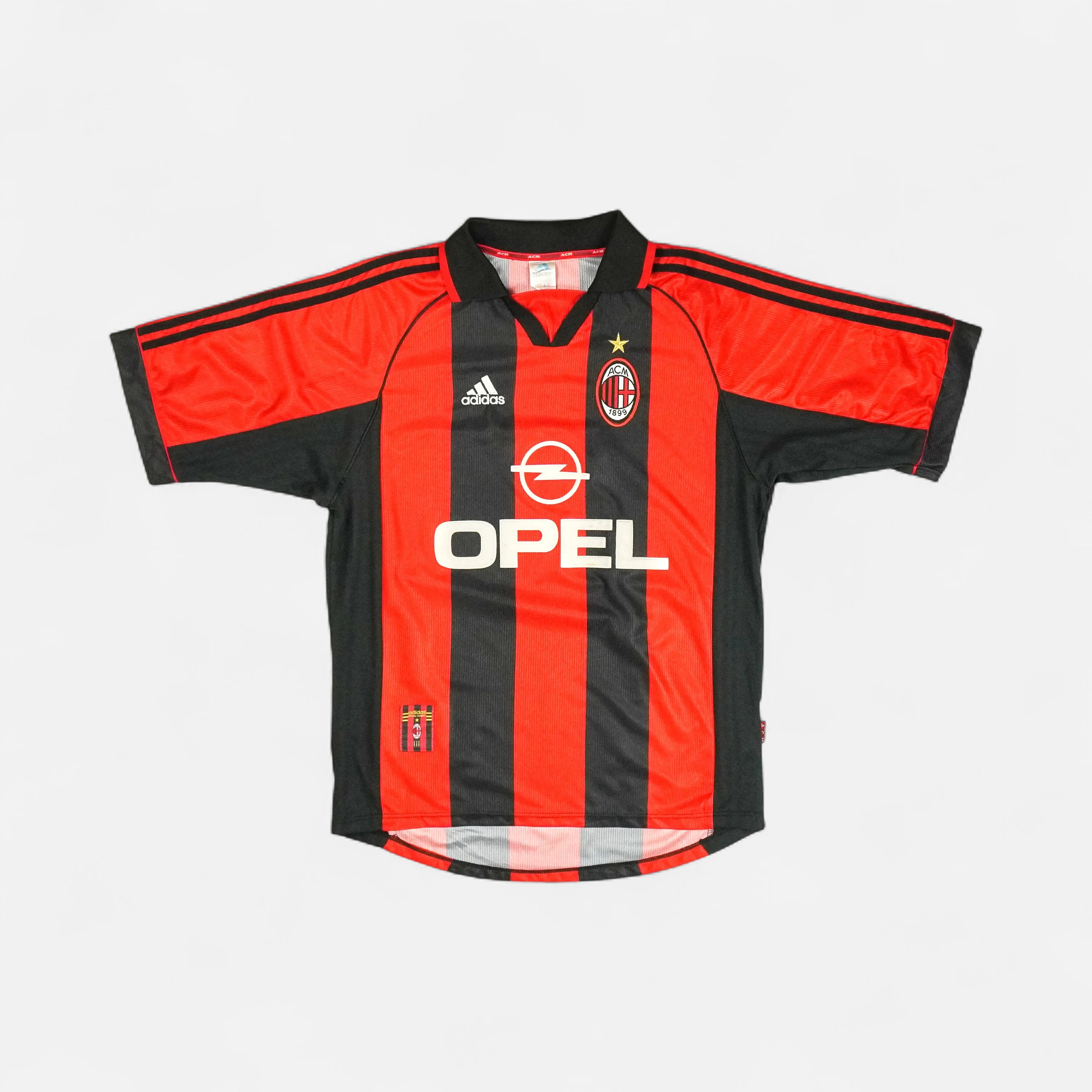 Ac Milan 1998-1999 Adidas Home Jersey (M)