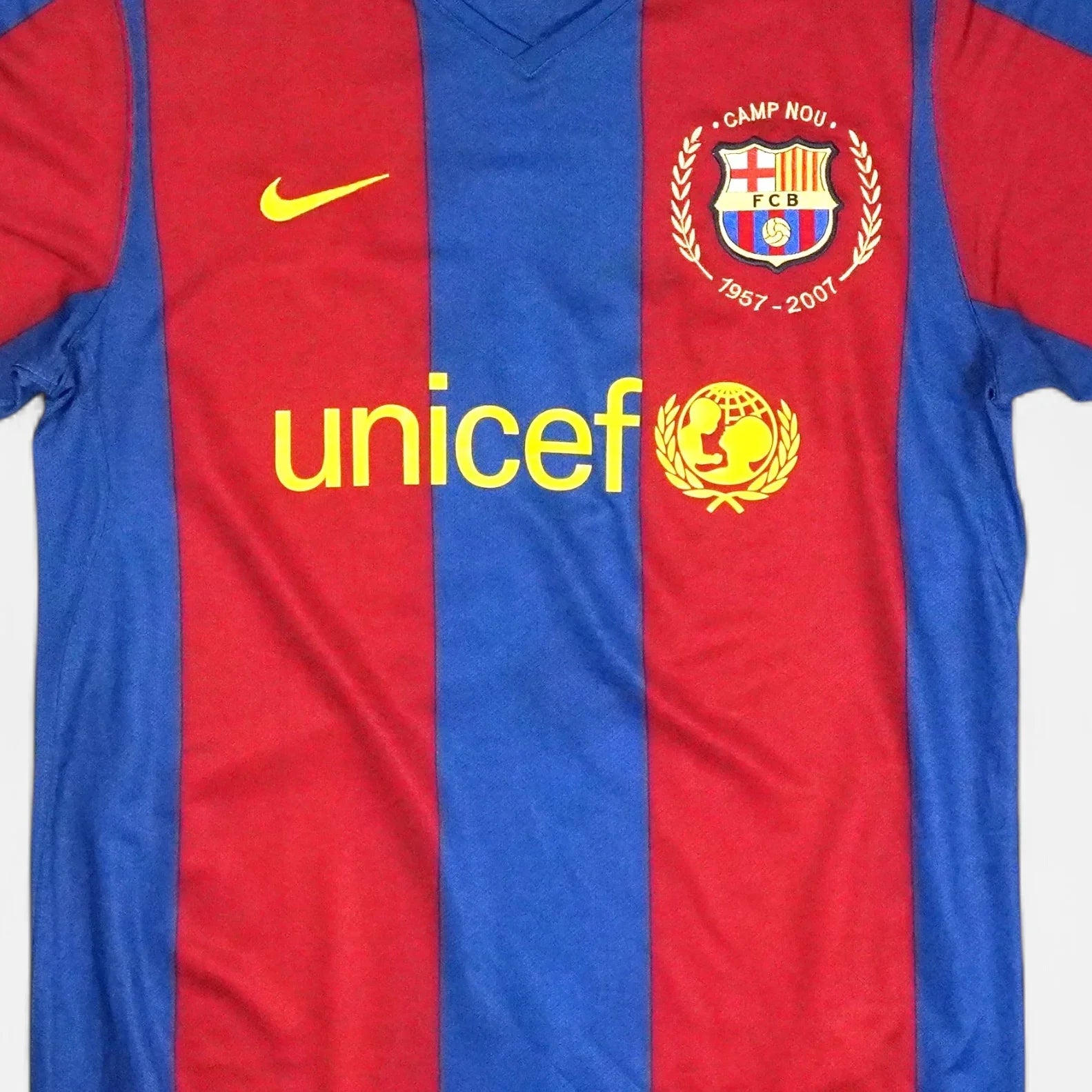 Fc Barcelona 2007-2008 Nike Home Jersey (M)