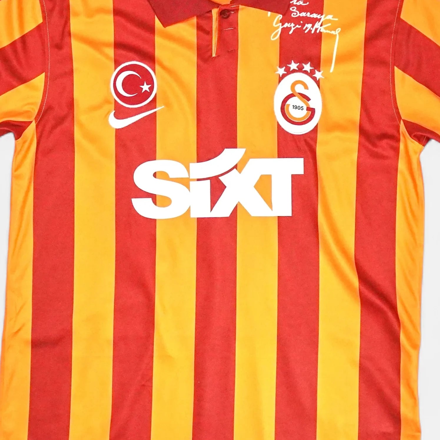 Galatasaray 100th Anniversary Jersey Elea 2023-2024 Nike Home Jersey (S)