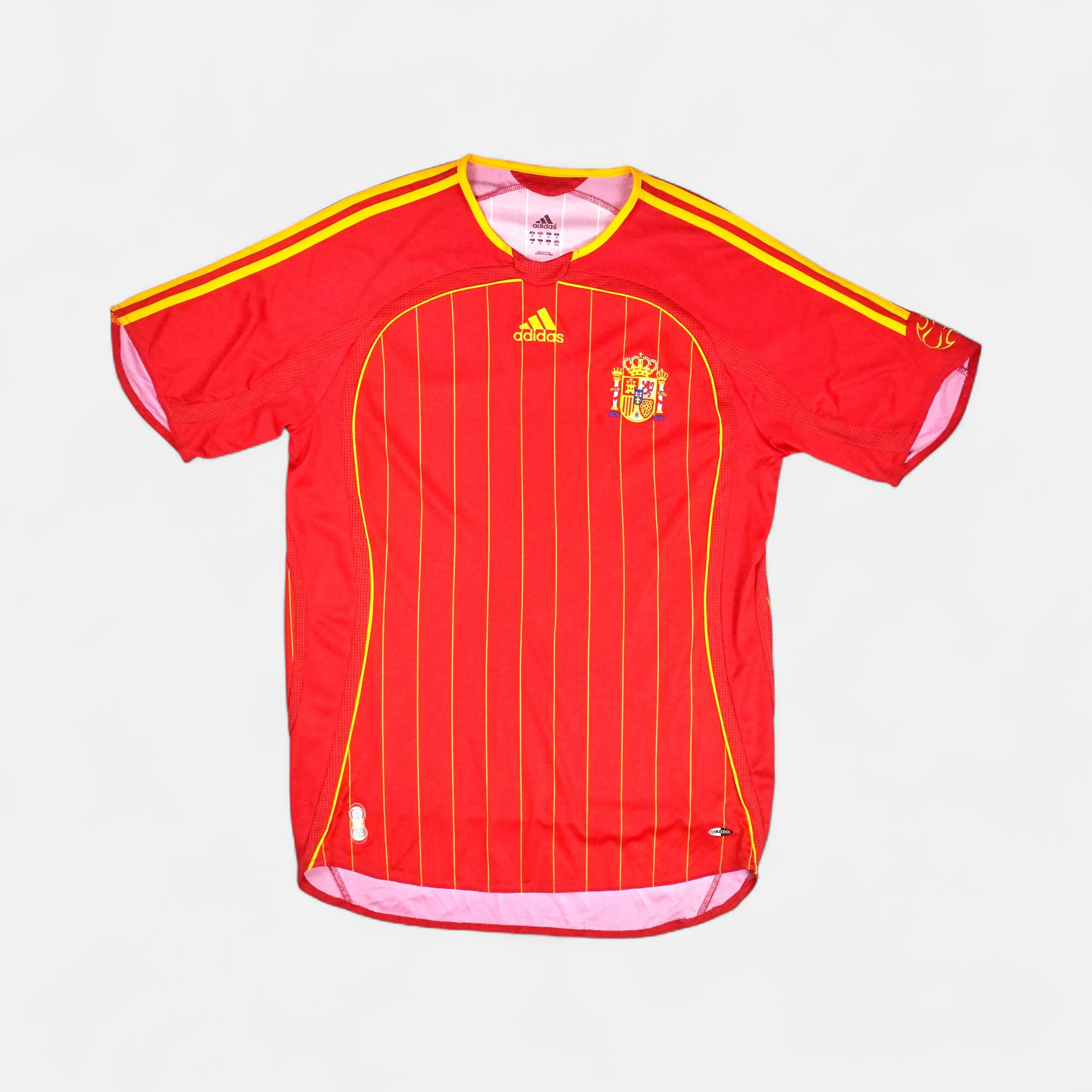 Spain 2006-2008 Adidas Home Jersey (M)