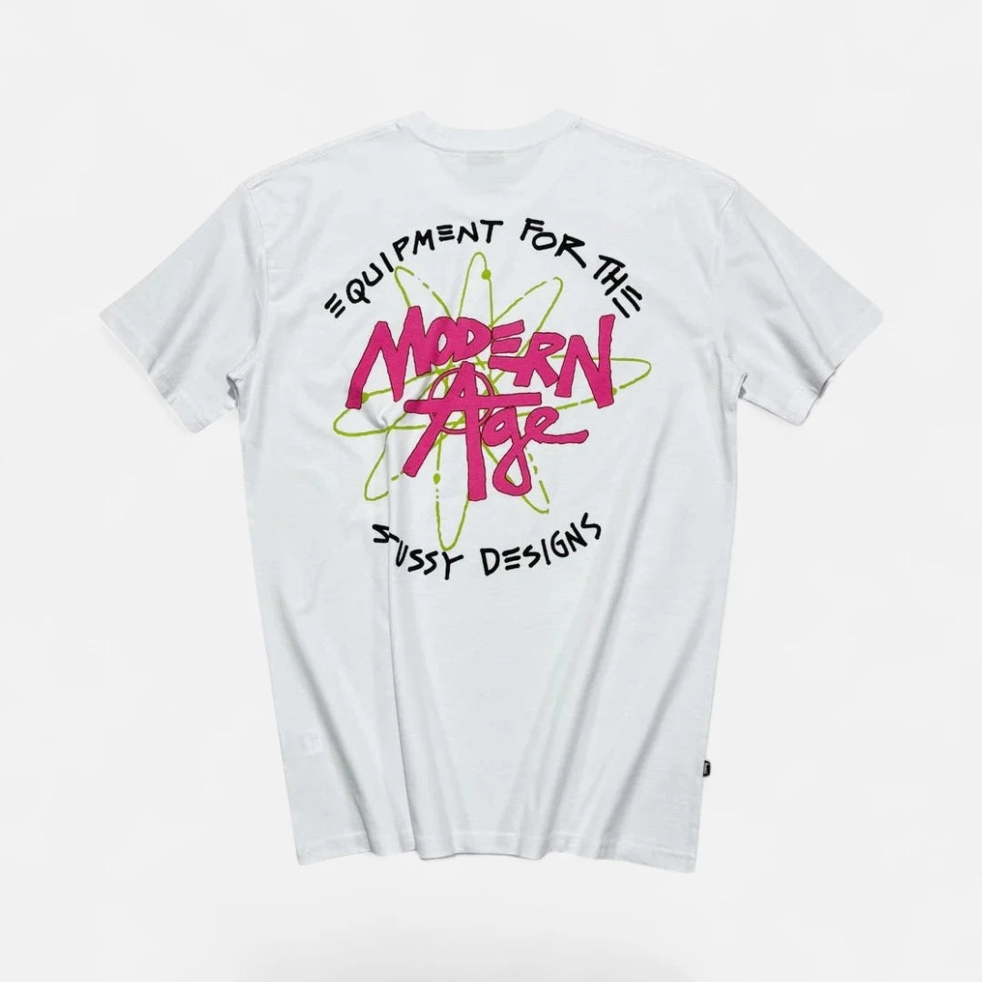 Stüssy White Modern Age / Stussy Designs T-shirt