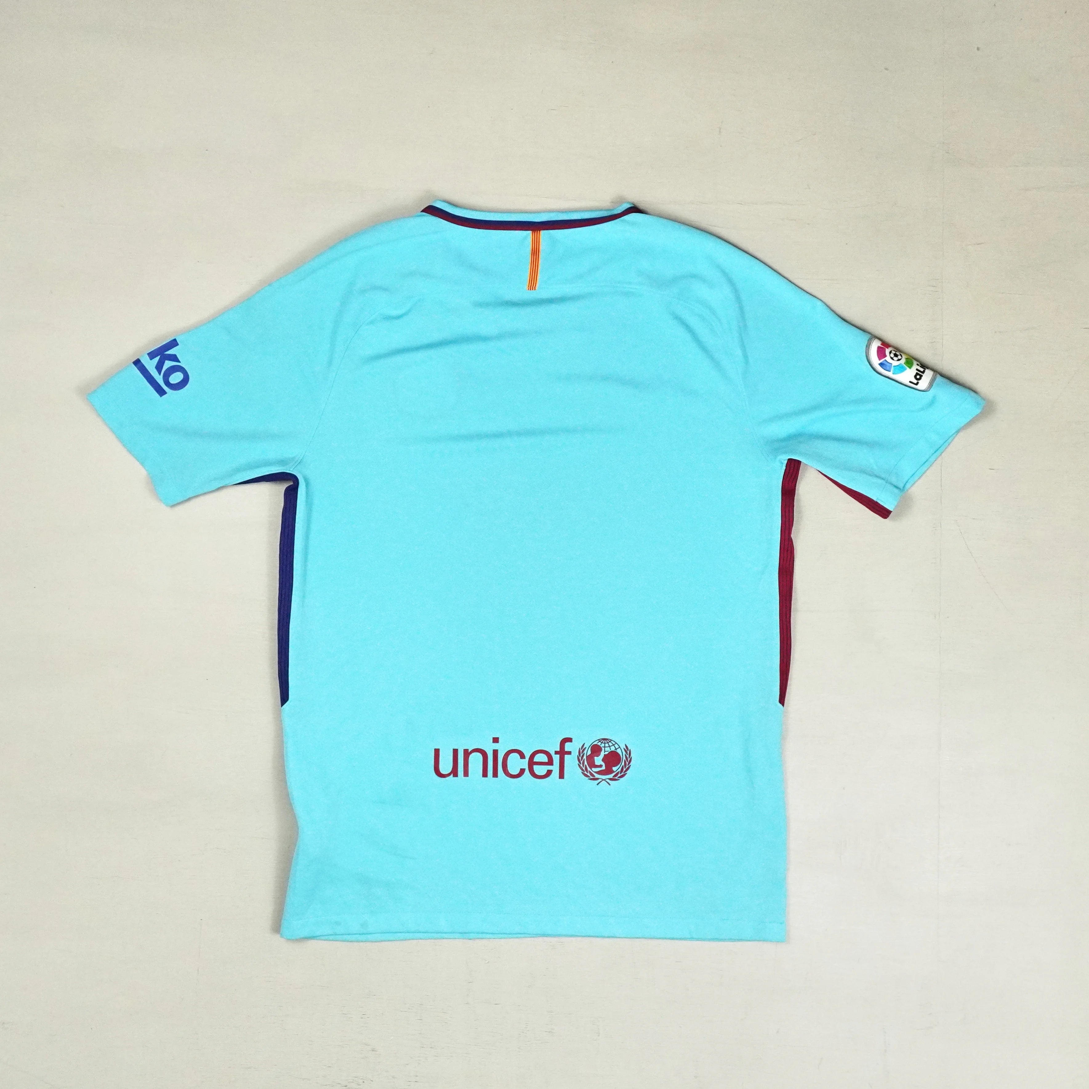 Fc Barcelona 2017-2018 Nike Away Jersey (M) MARKED!!!!!