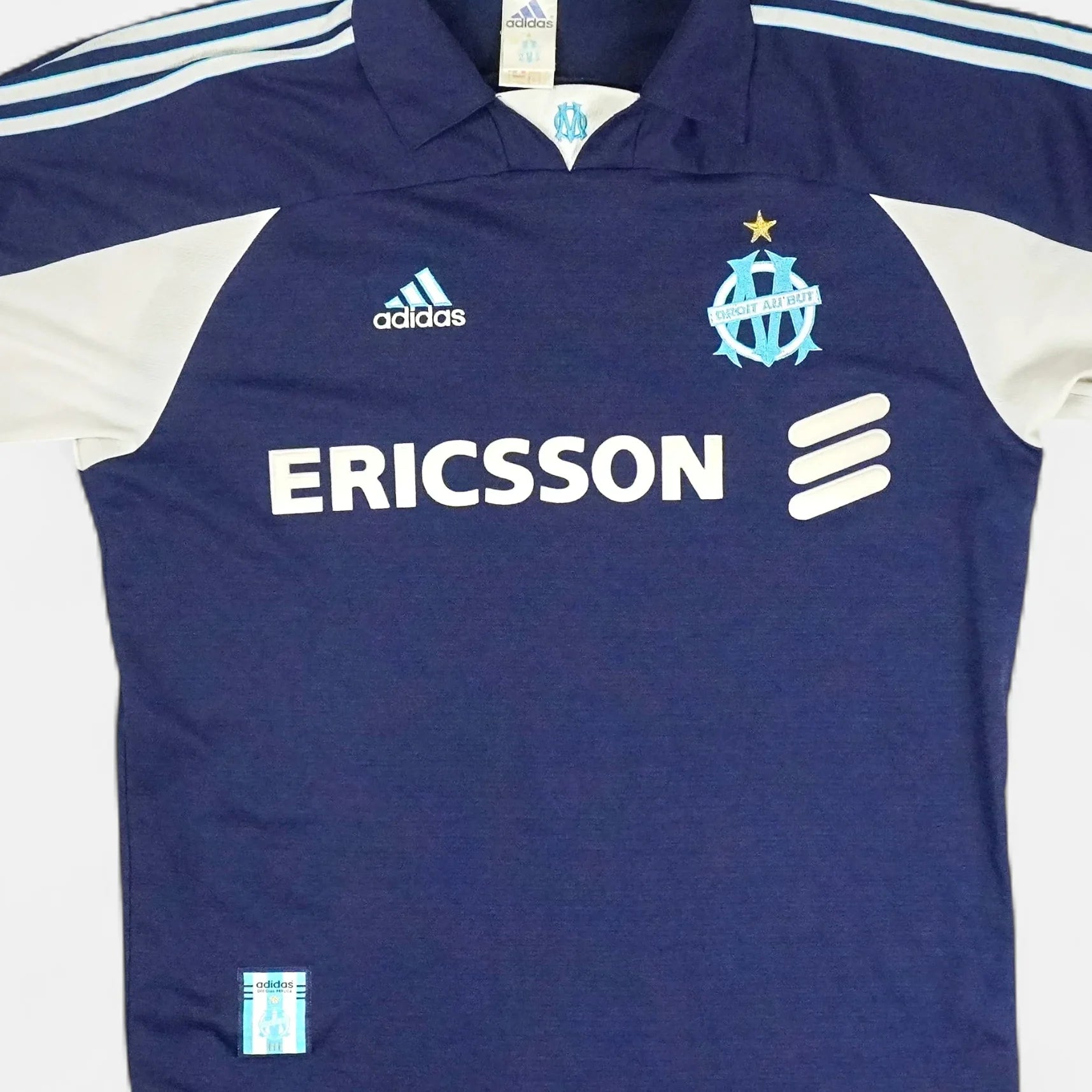 Olympique De Marseille 1999-2000 Adidas Home Jersey (M)