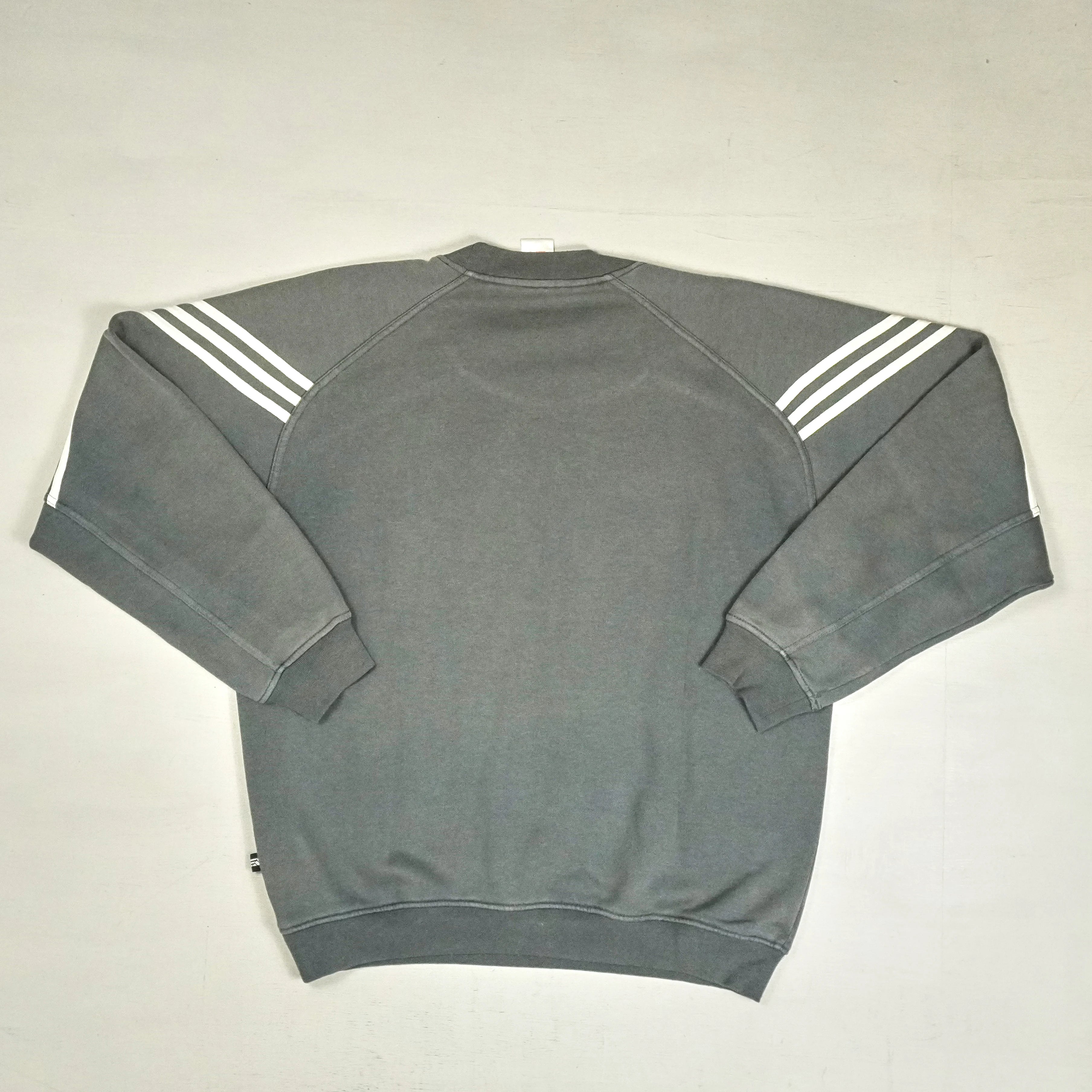 Vintage Adidas Gray sweatshirt (XL)