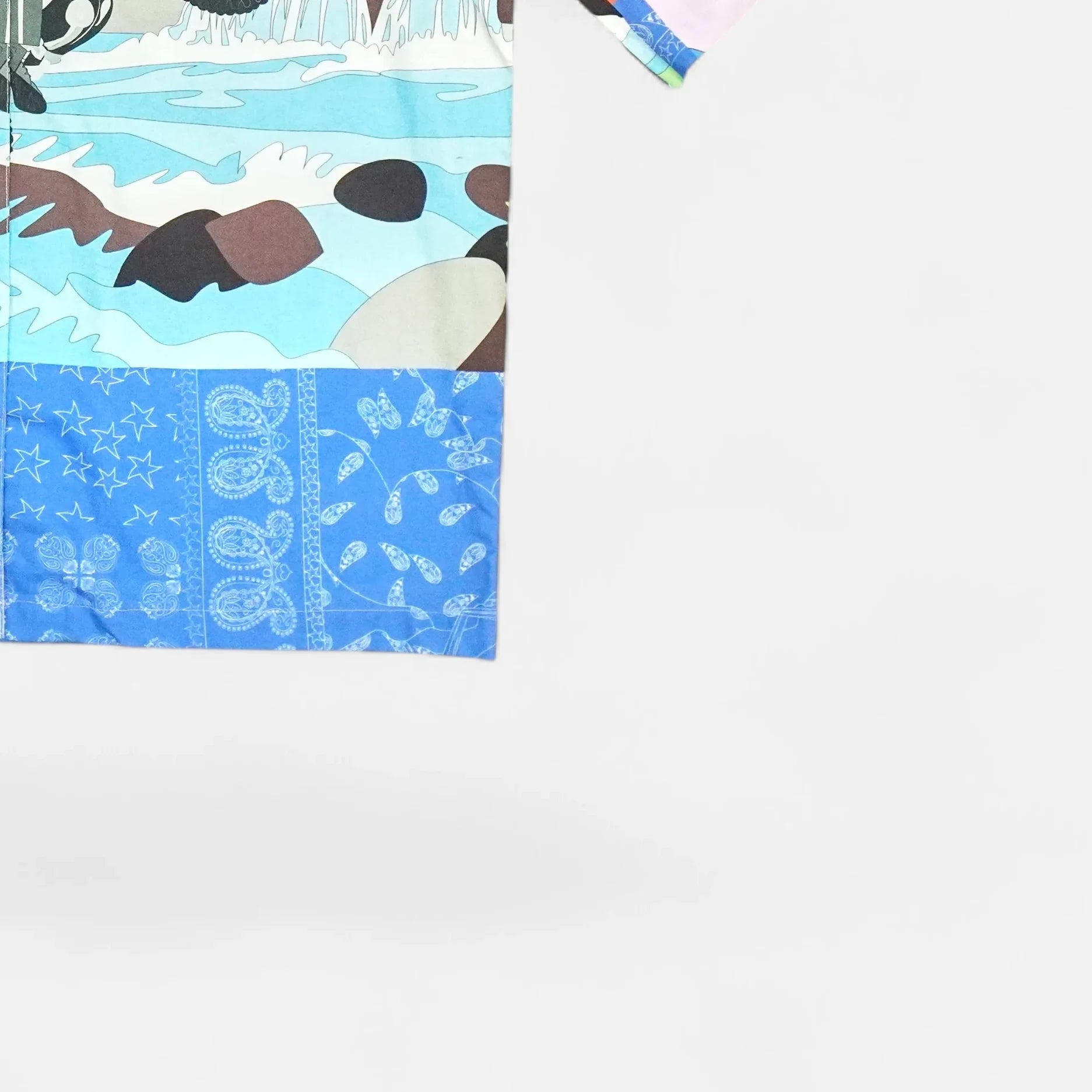 Vintage House Of Sunny Blue button-up shirt (L)