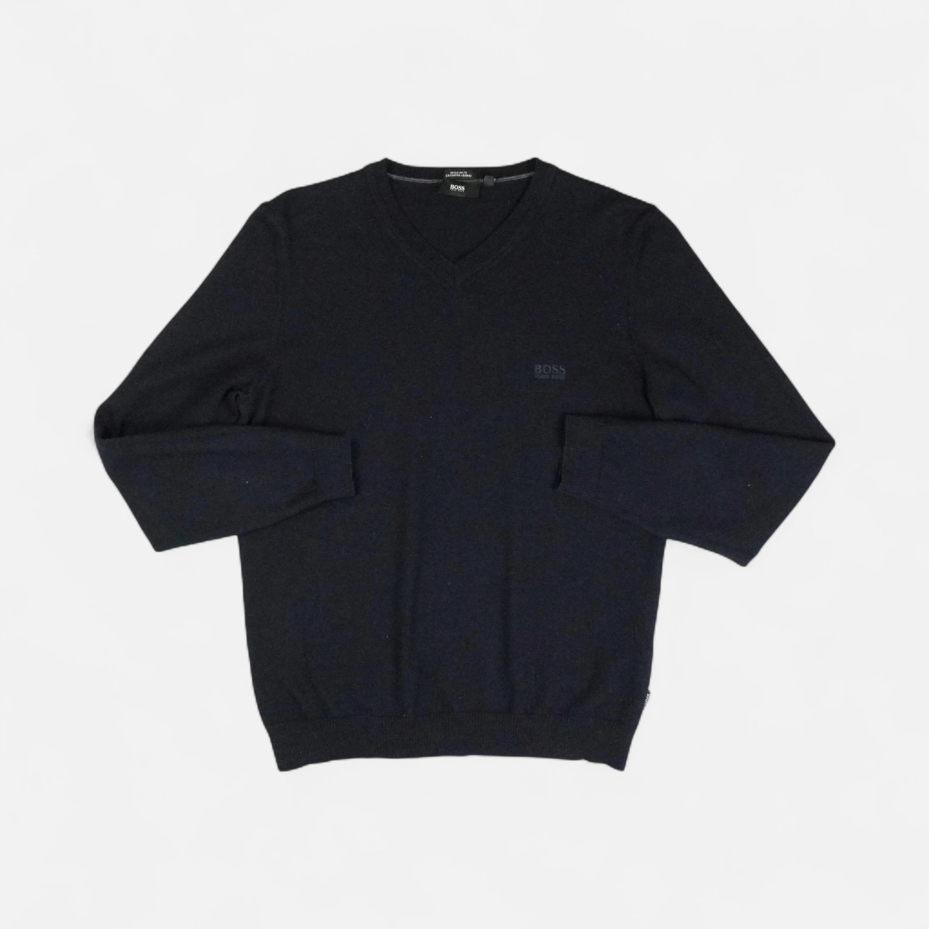 Vintage Boss Navy Sweater (S)