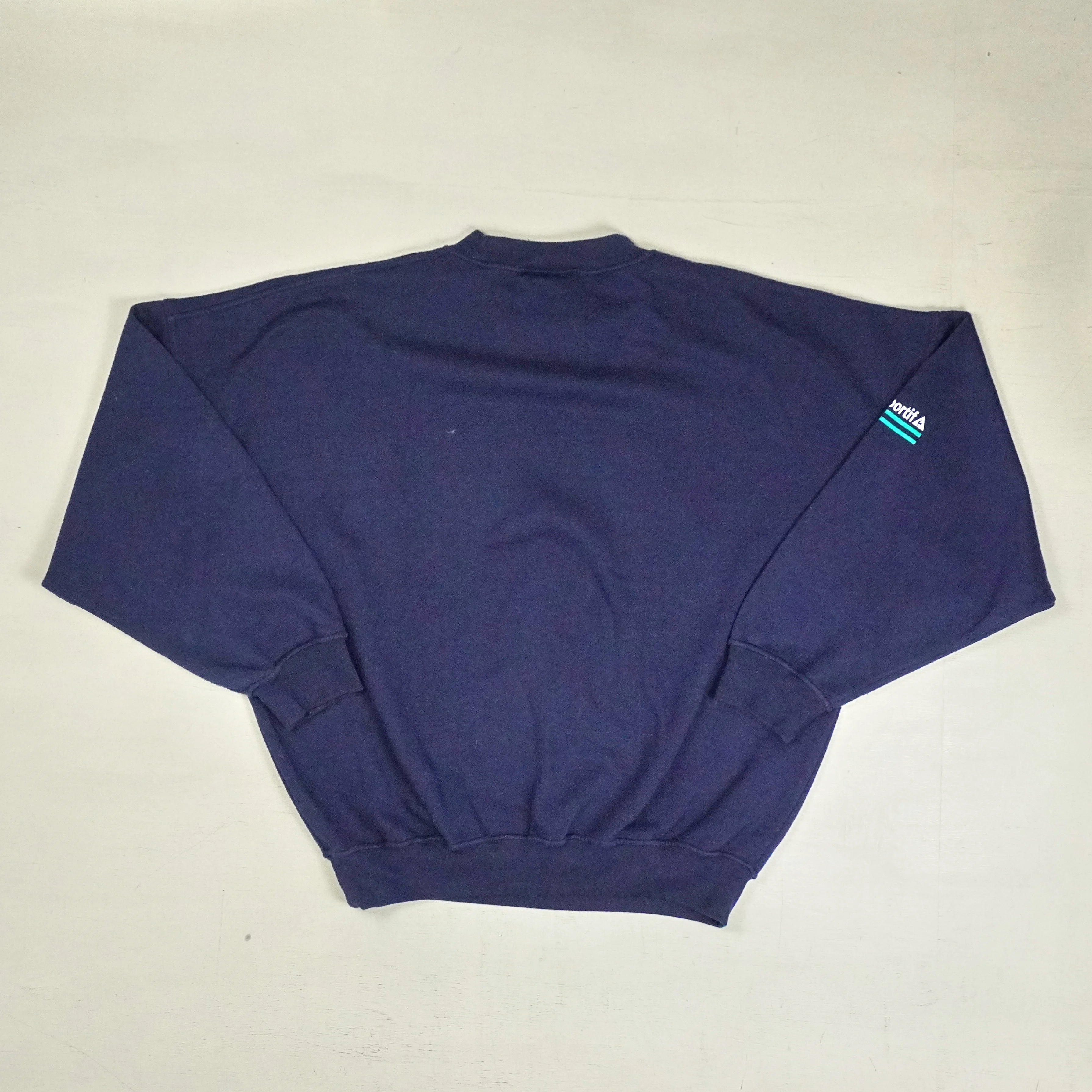 Vintage Lacoste Navy Sweatshirt (XL)