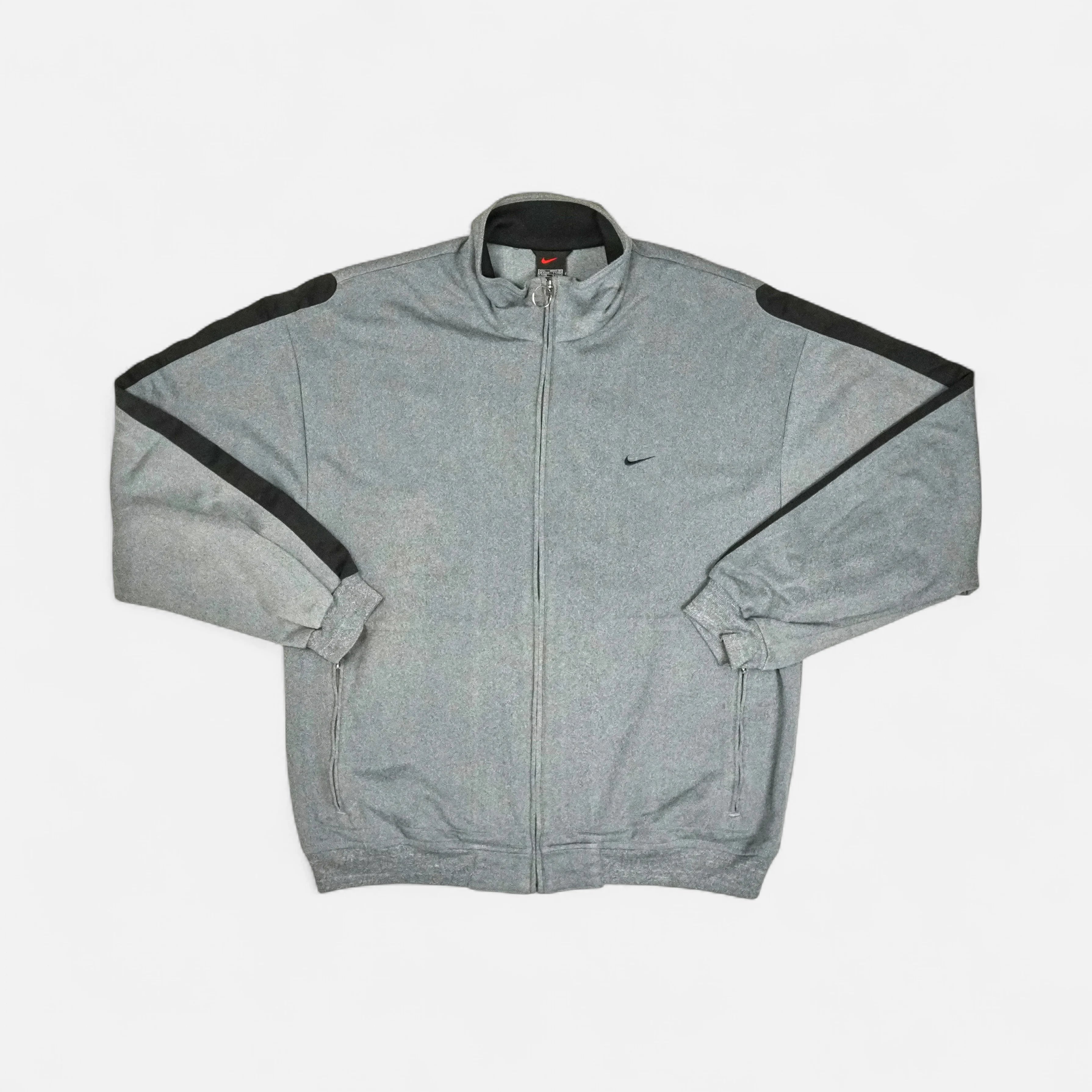 Vintage Nike Gray track jacket (XL)