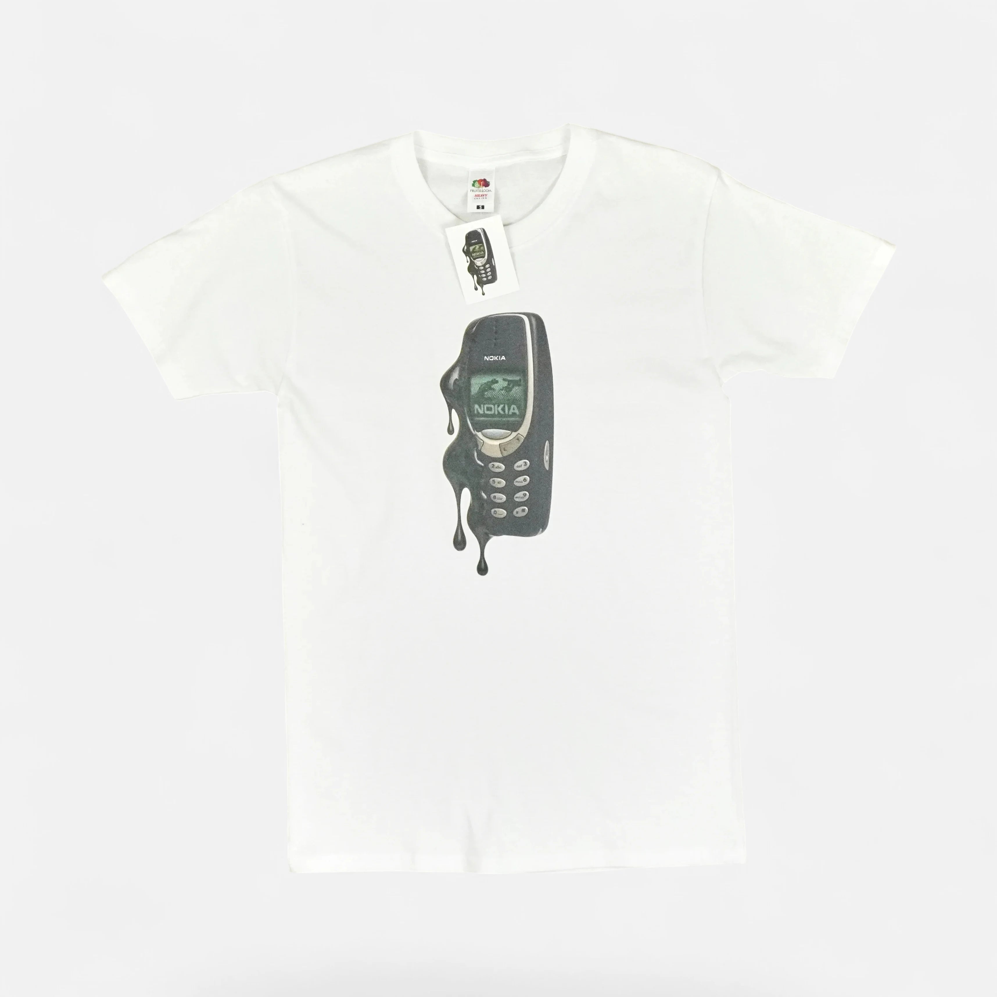 Vintage Fruit Of The Loom White T-shirt (S)