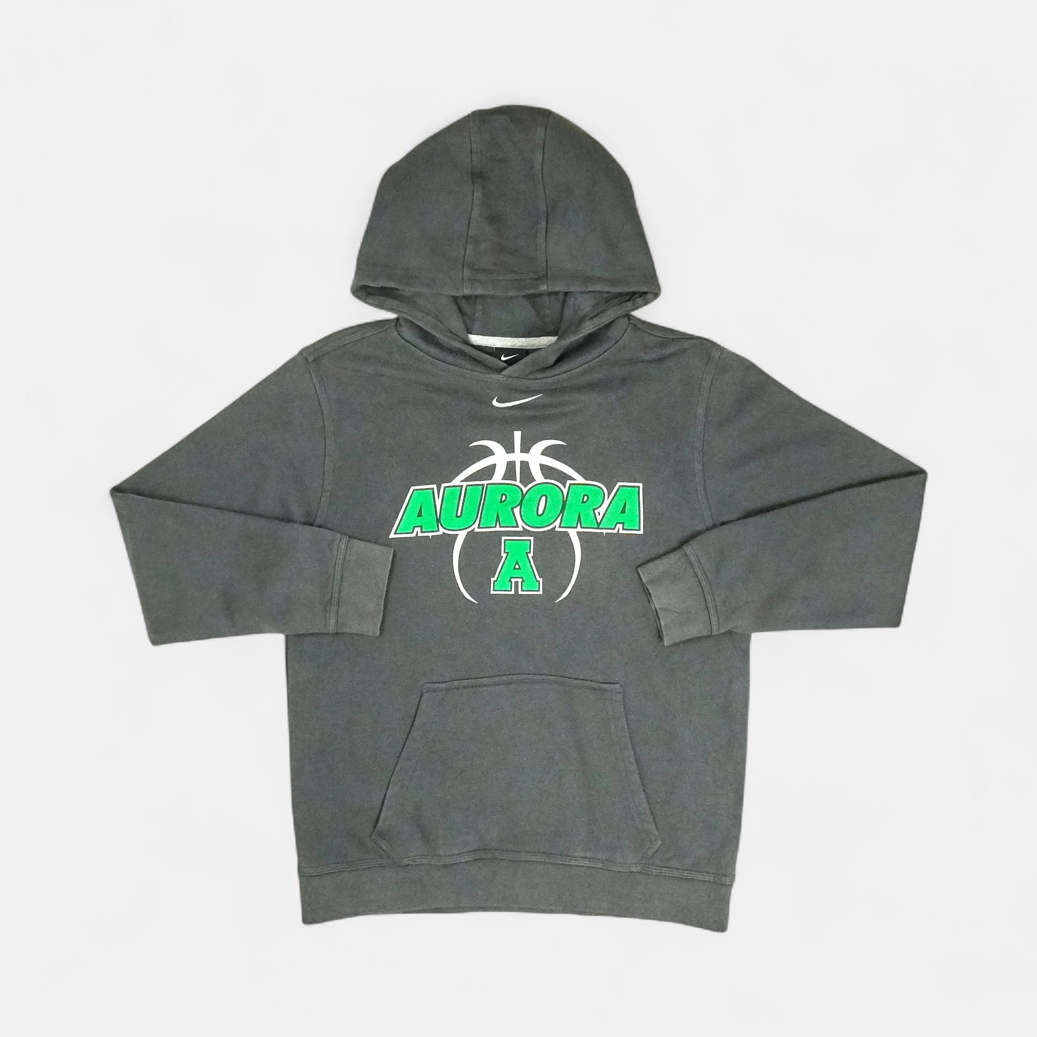 Vintage Gray hoodie sweatshirt (S)