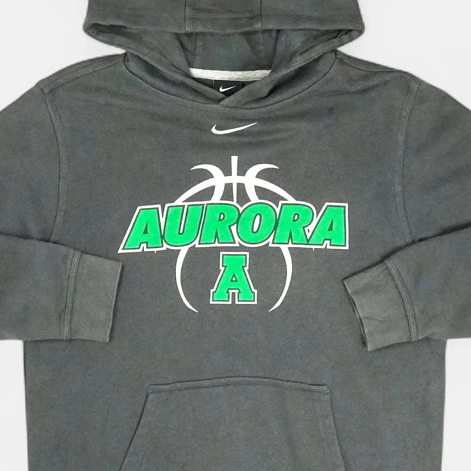 Vintage Gray hoodie sweatshirt (S)