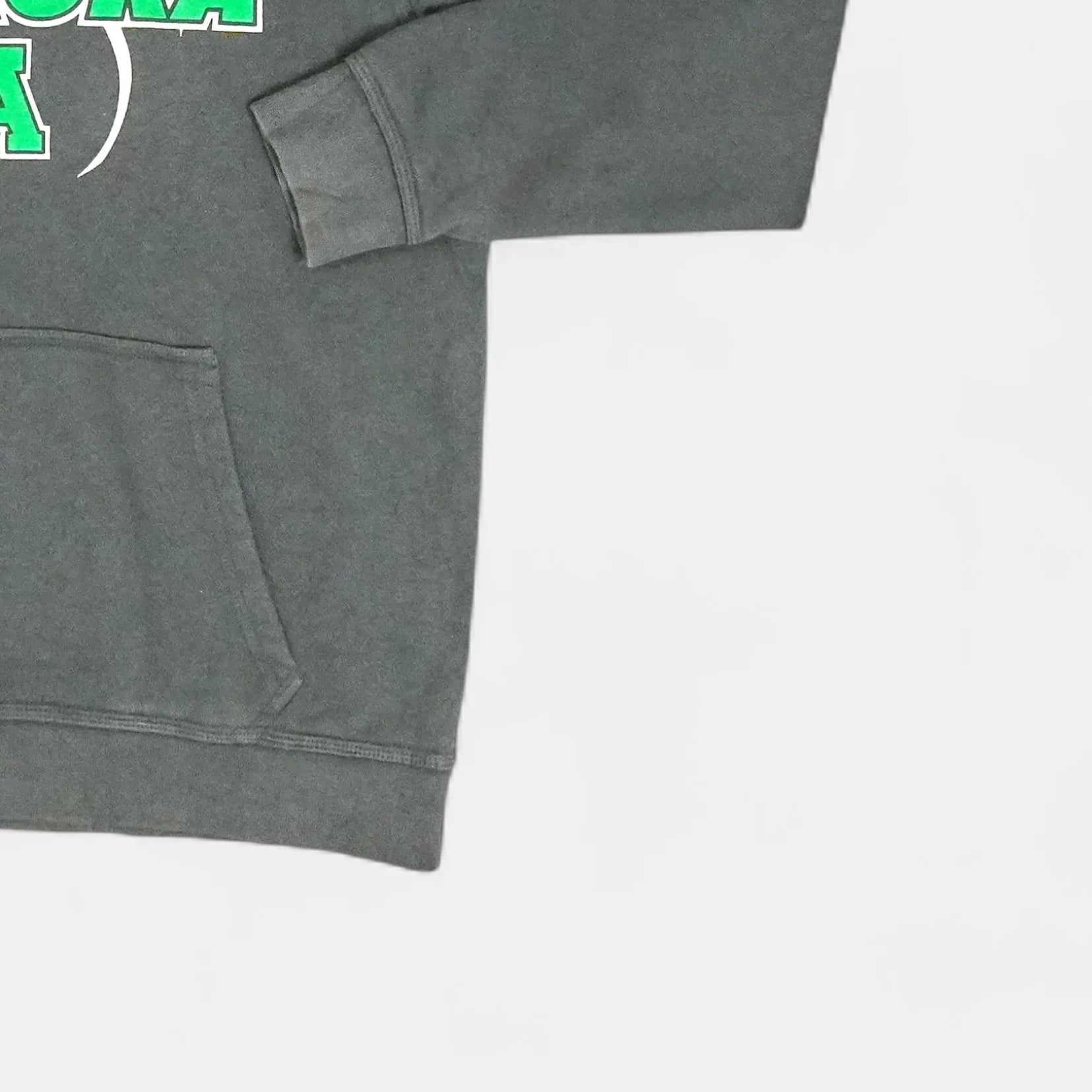 Vintage Gray hoodie sweatshirt (S)