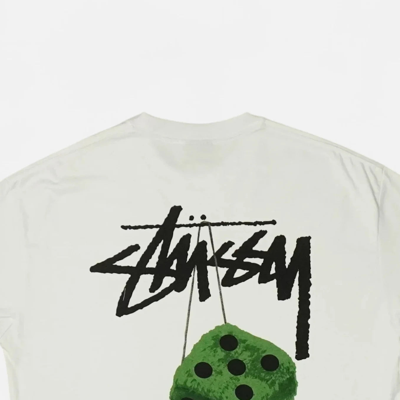 Stüssy White Green Dice T-shirt