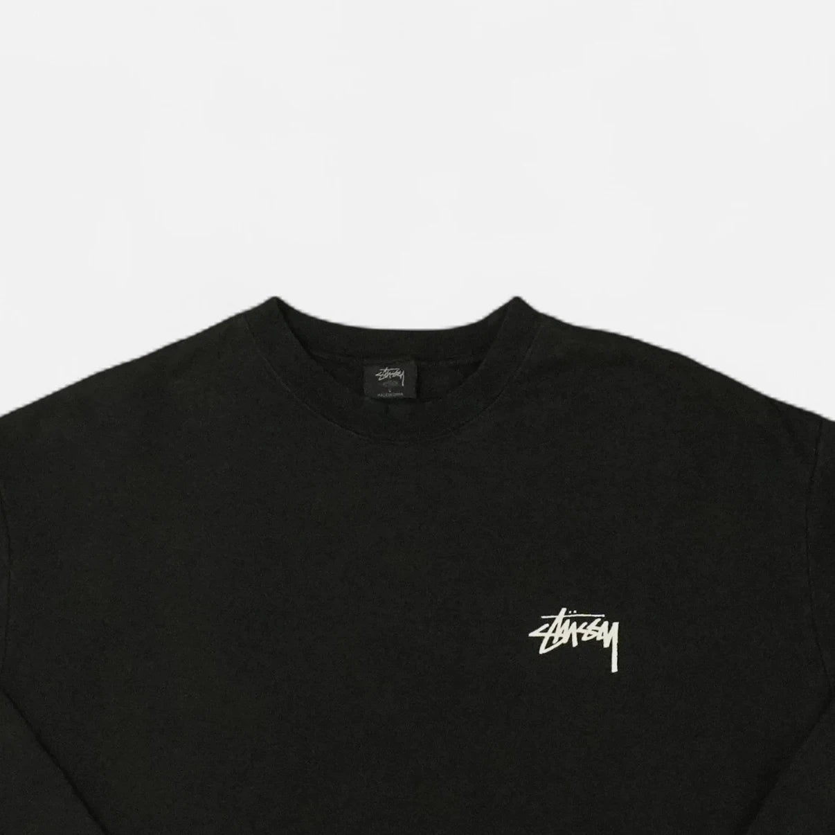 Stüssy Black Blue Dice Crewneck Sweatshirt