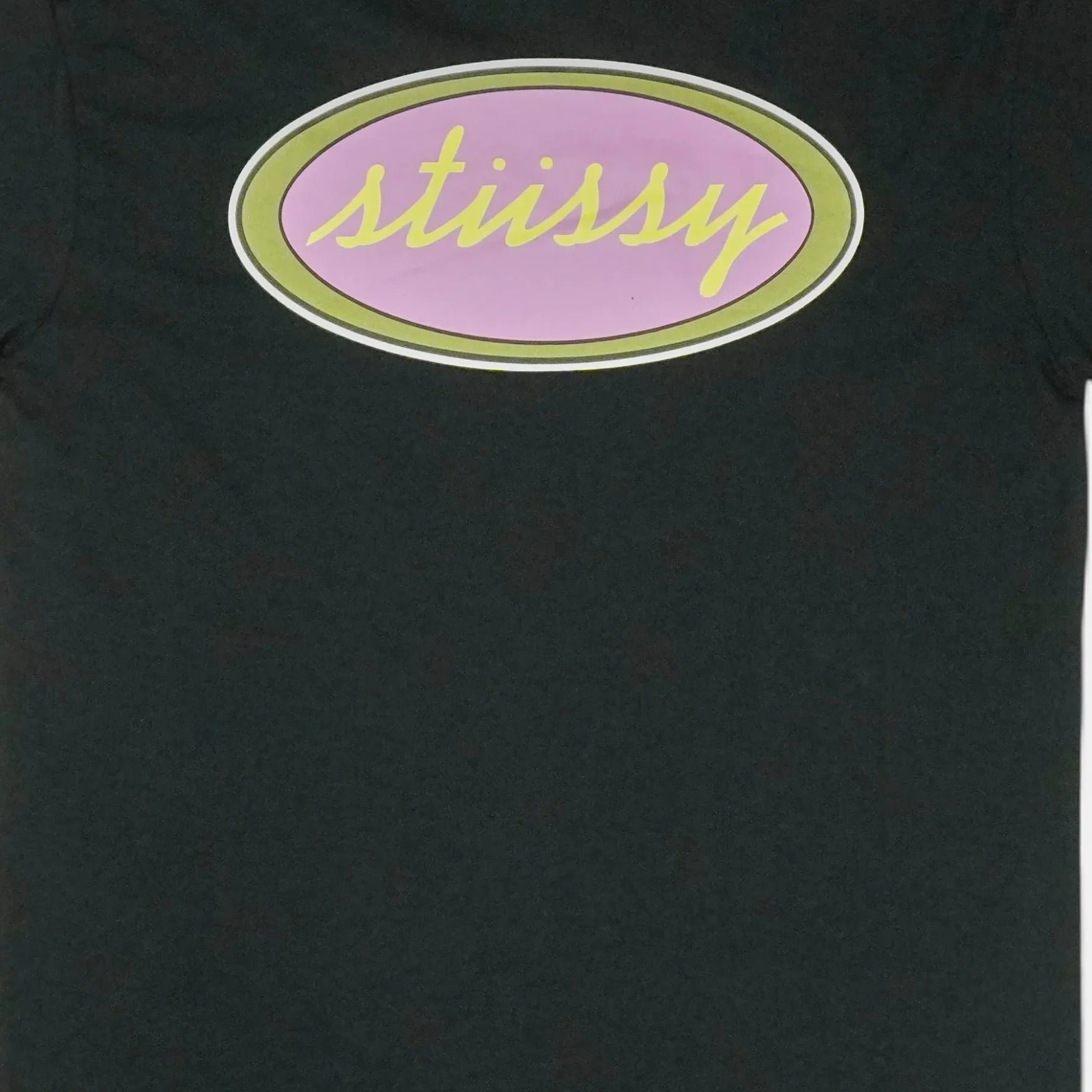 Stussy Black Purple Graphic T-shirt