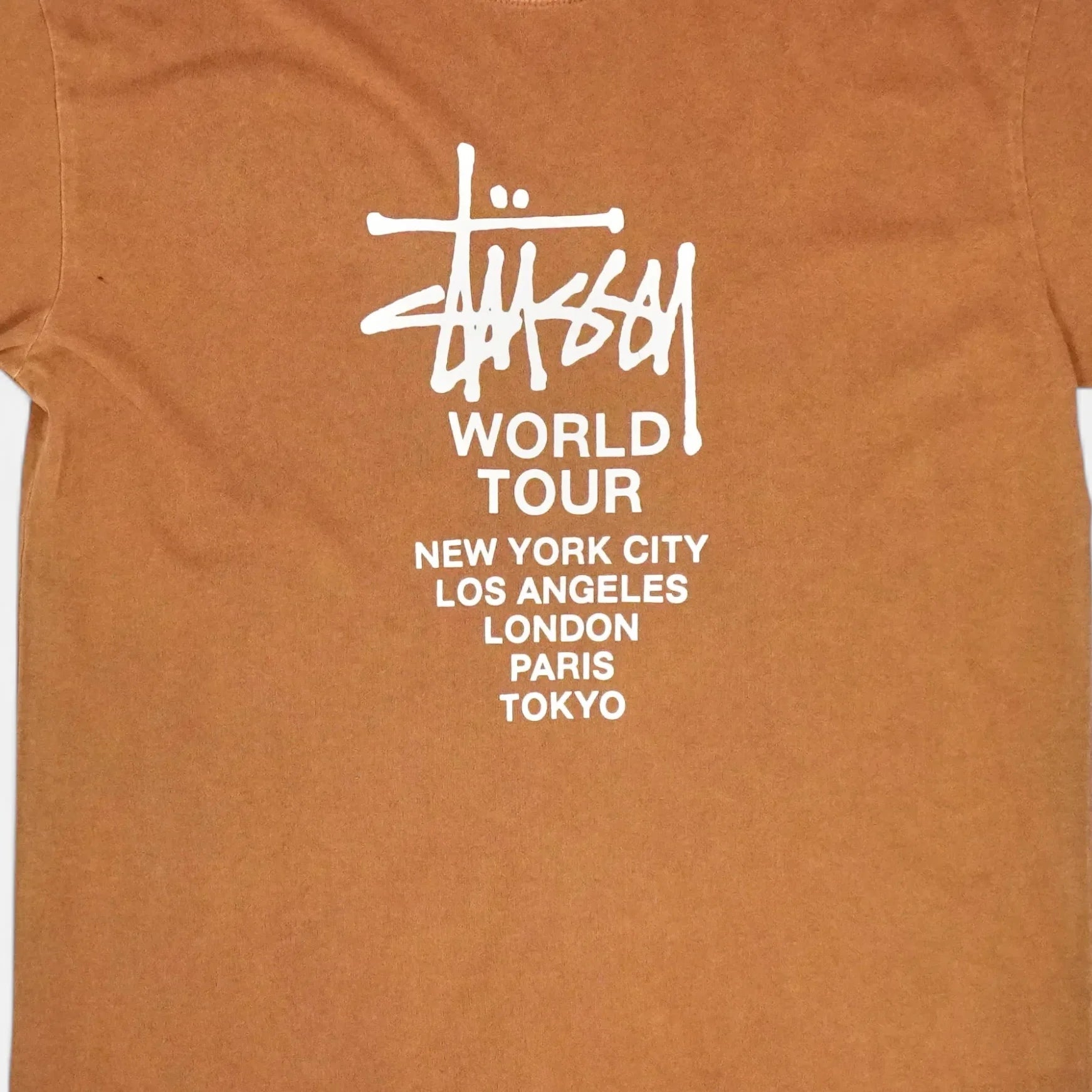 Stüssy Brown Graphic T-shirt