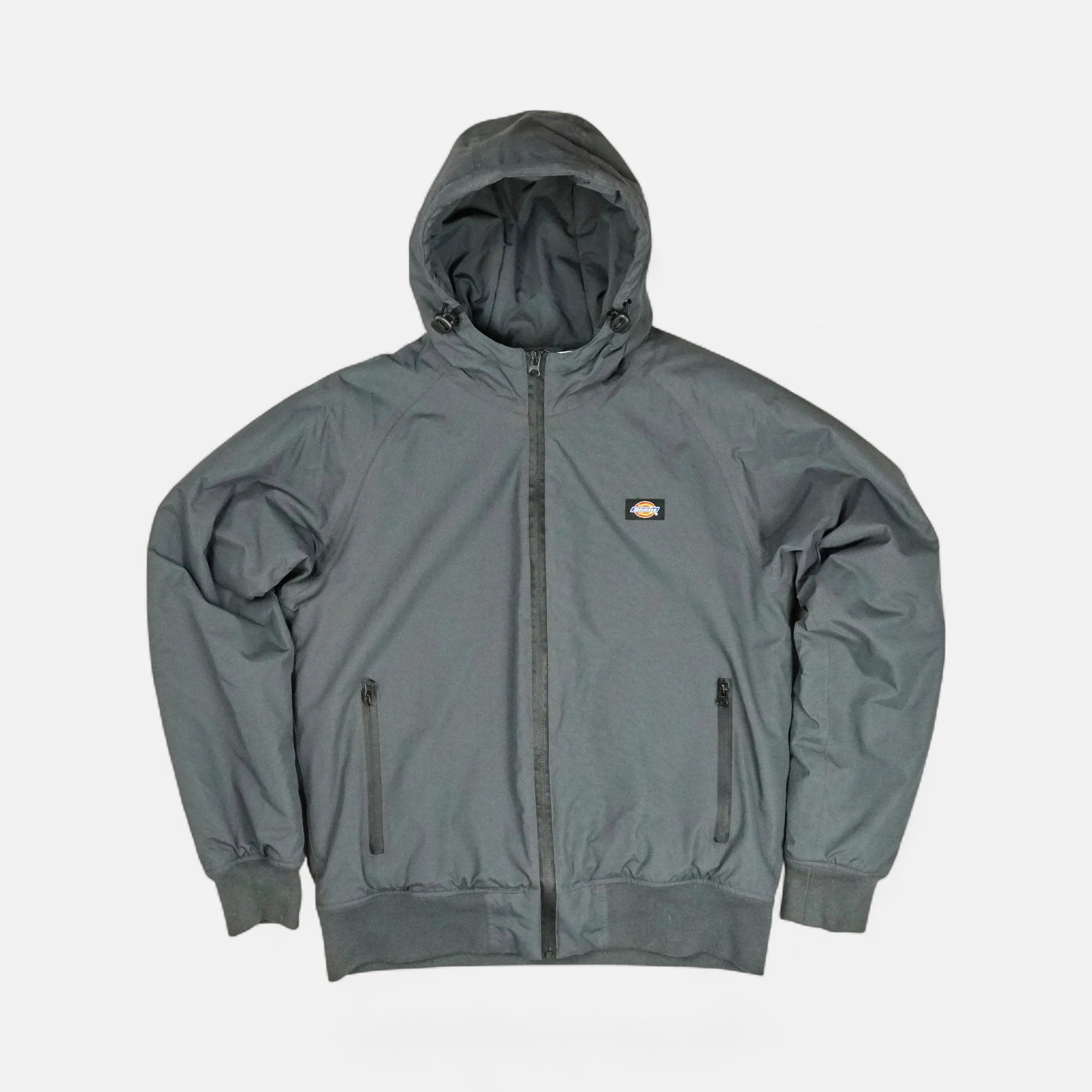Vintage Dickies Grey Hooded Coat (S)