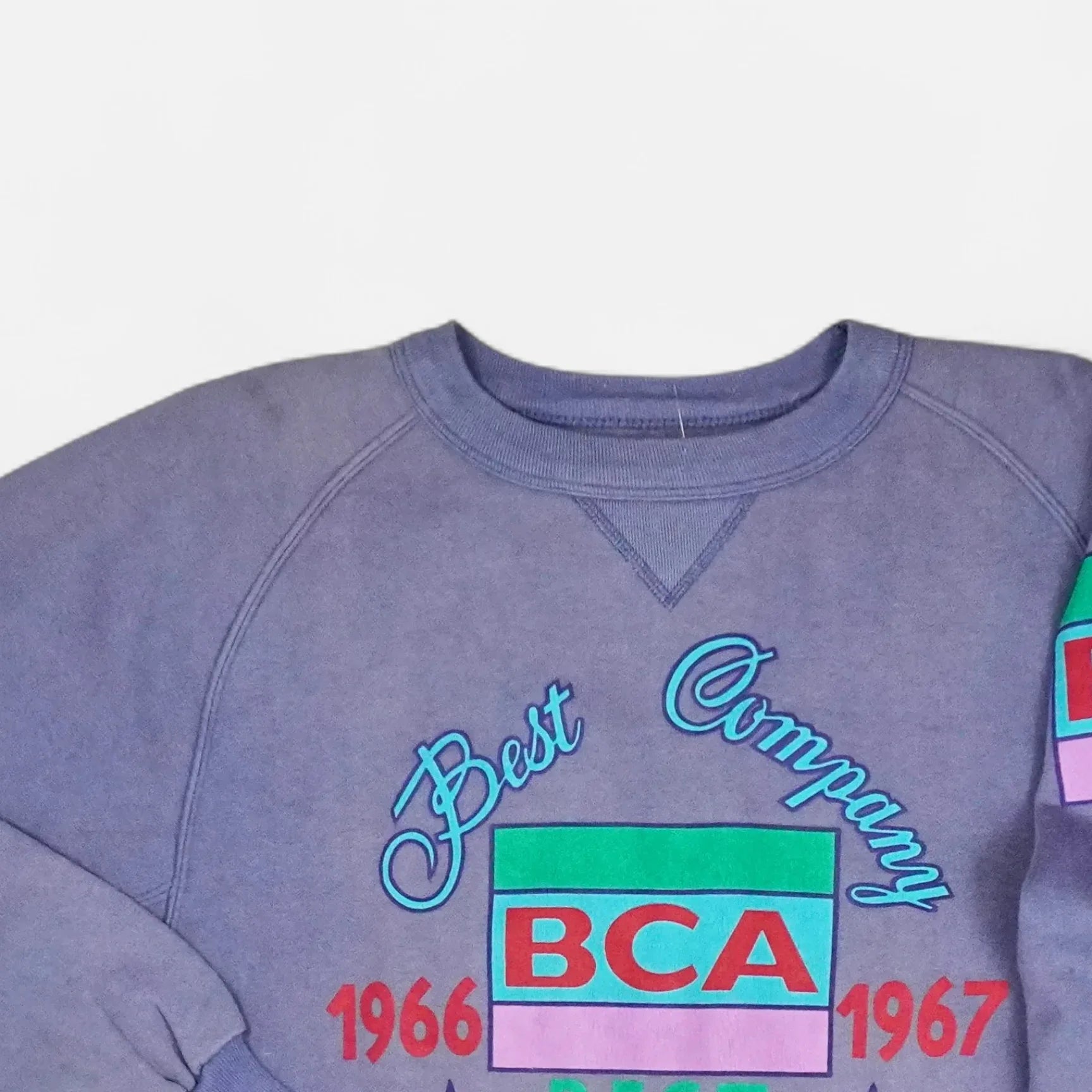 Vintage Best Company Purple Sweatshirt (L)