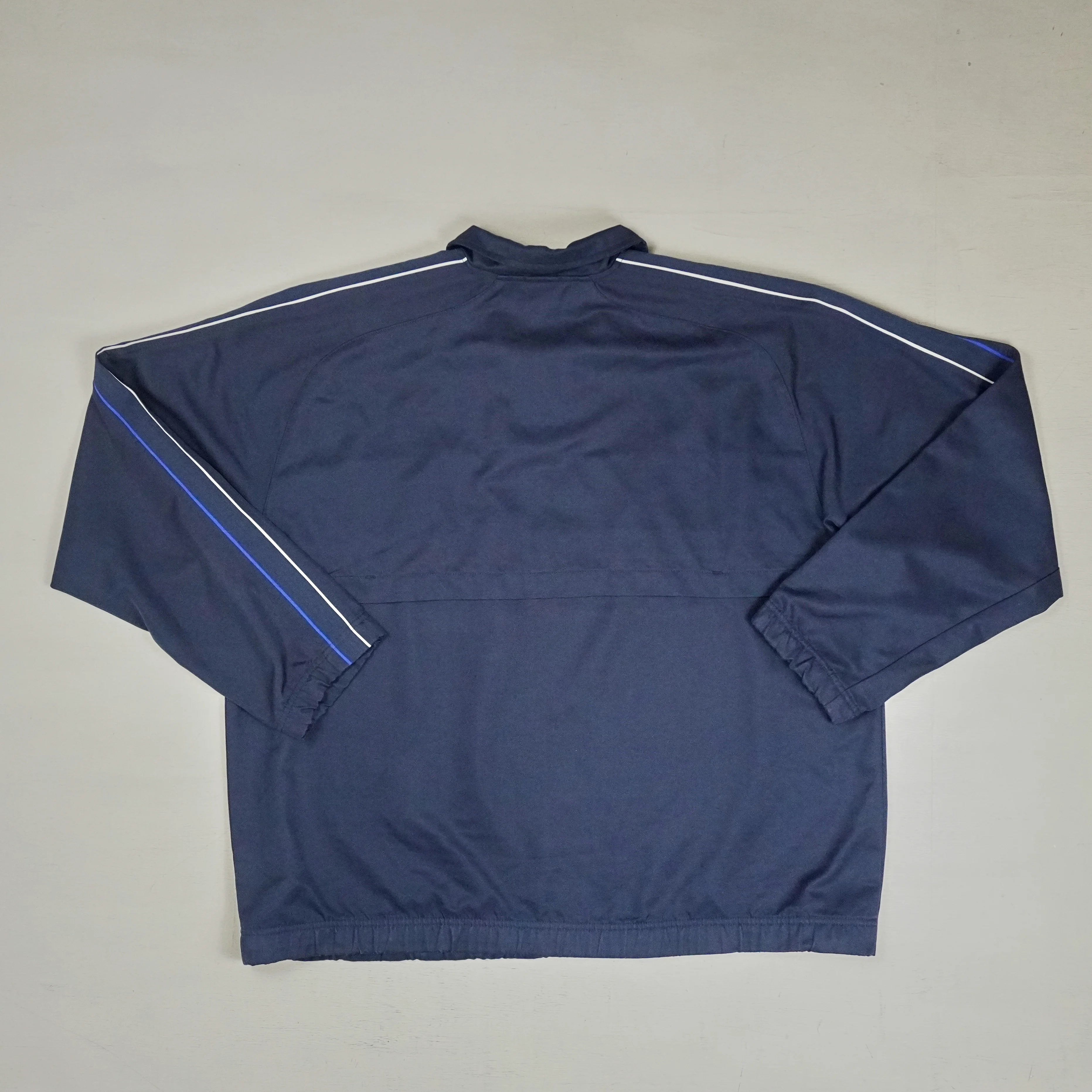 Vintage Navy pullover windbreaker jacket (XL)