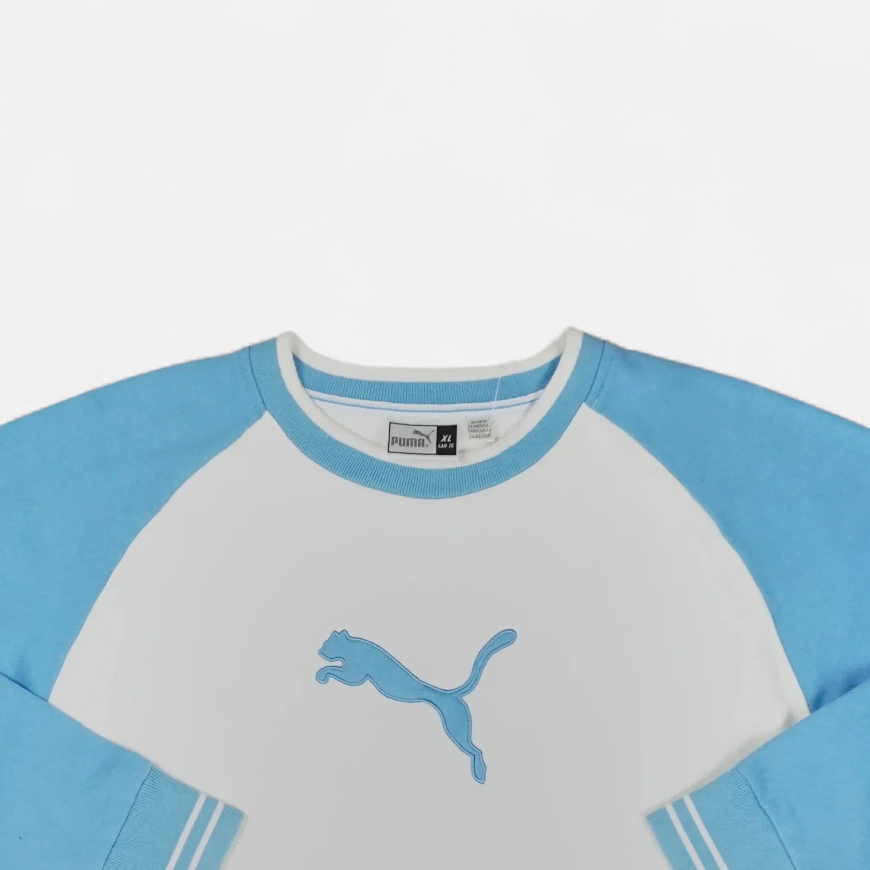 Vintage Puma White crewneck sweatshirt (XL)