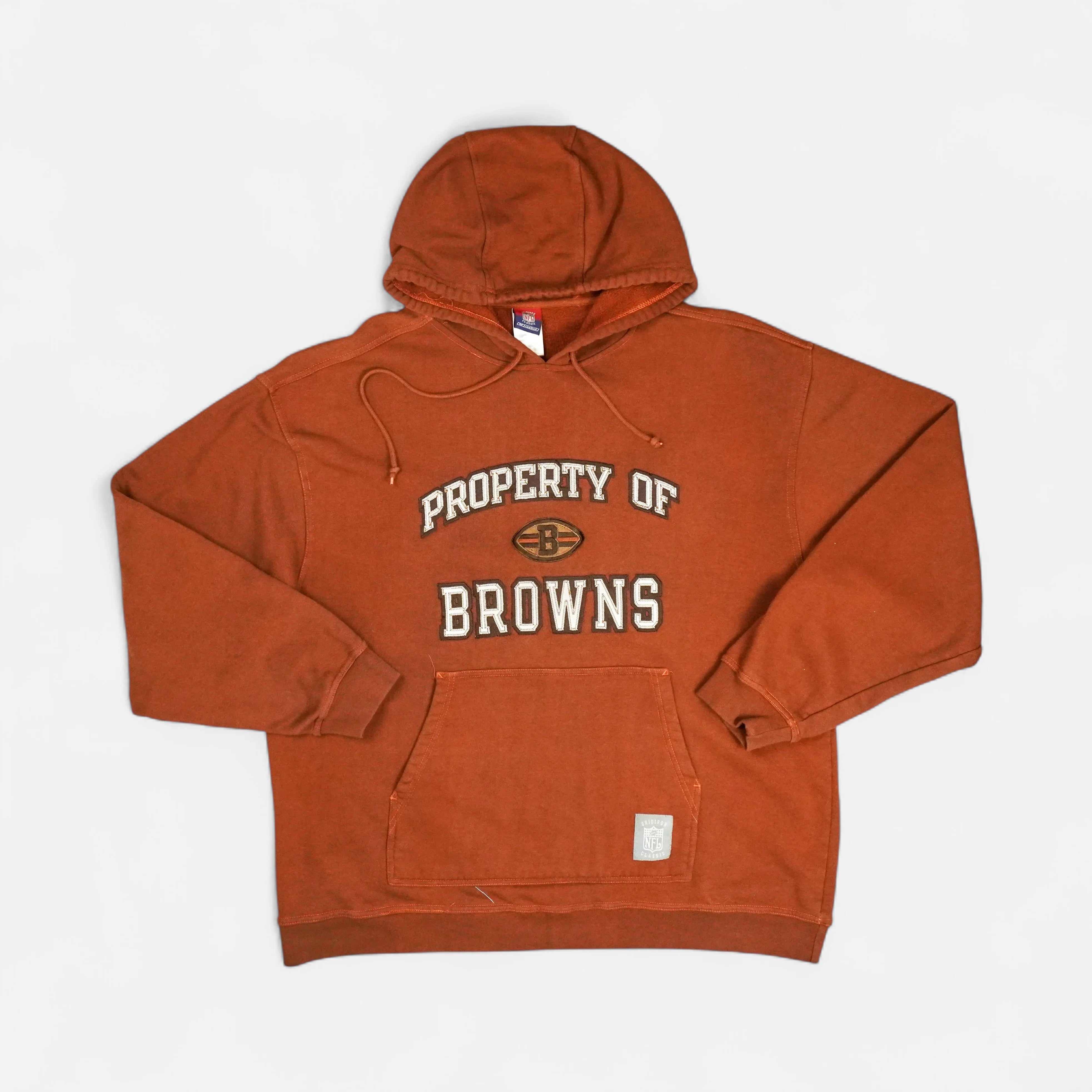 Vintage Orange Cleveland Browns hoodie (XL)