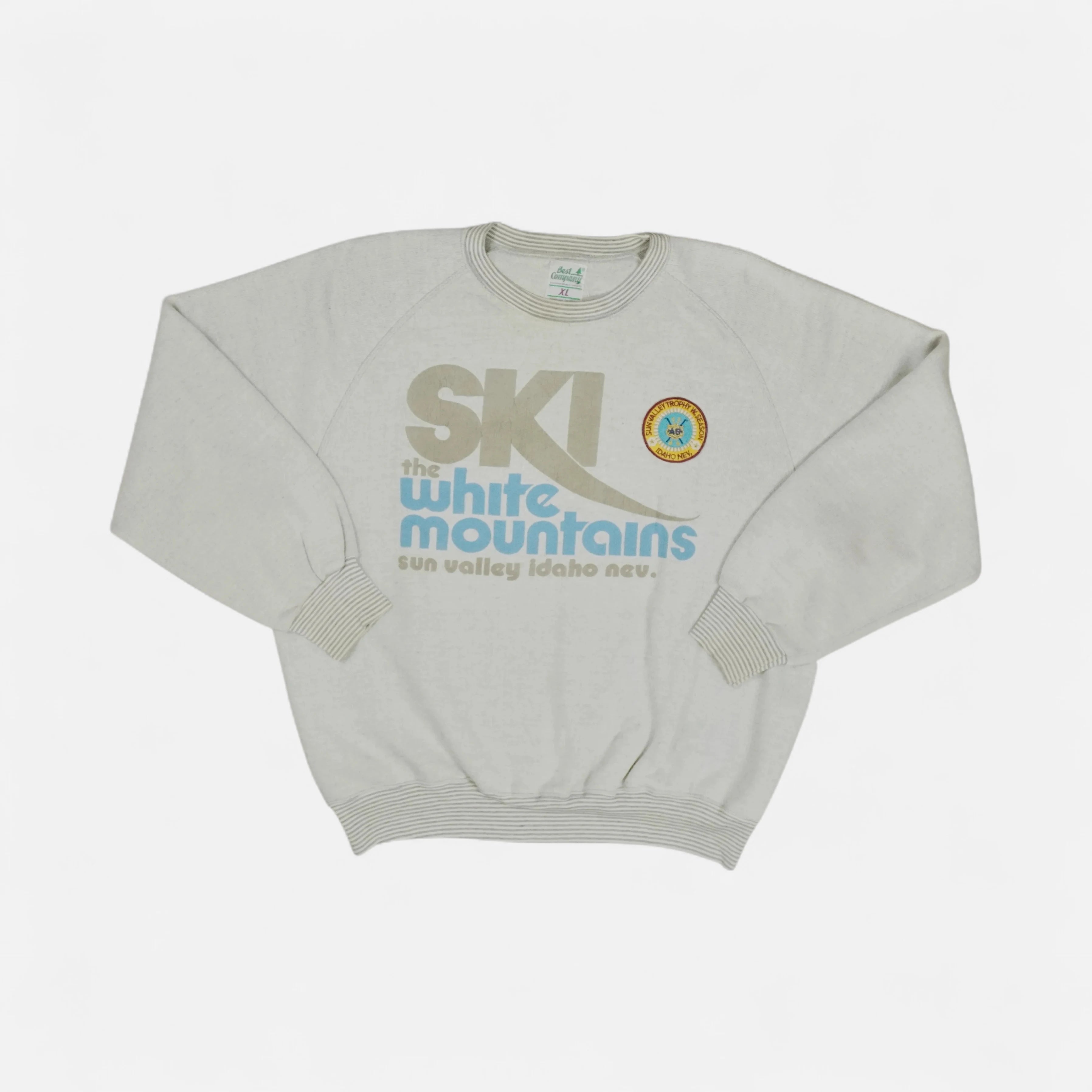 Vintage White Sweatshirt (XL)