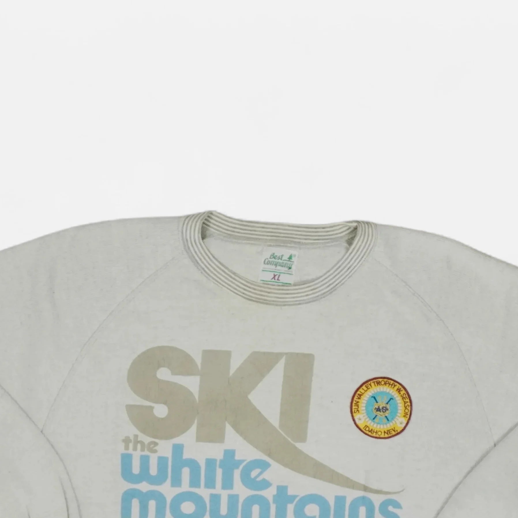 Vintage White Sweatshirt (XL)