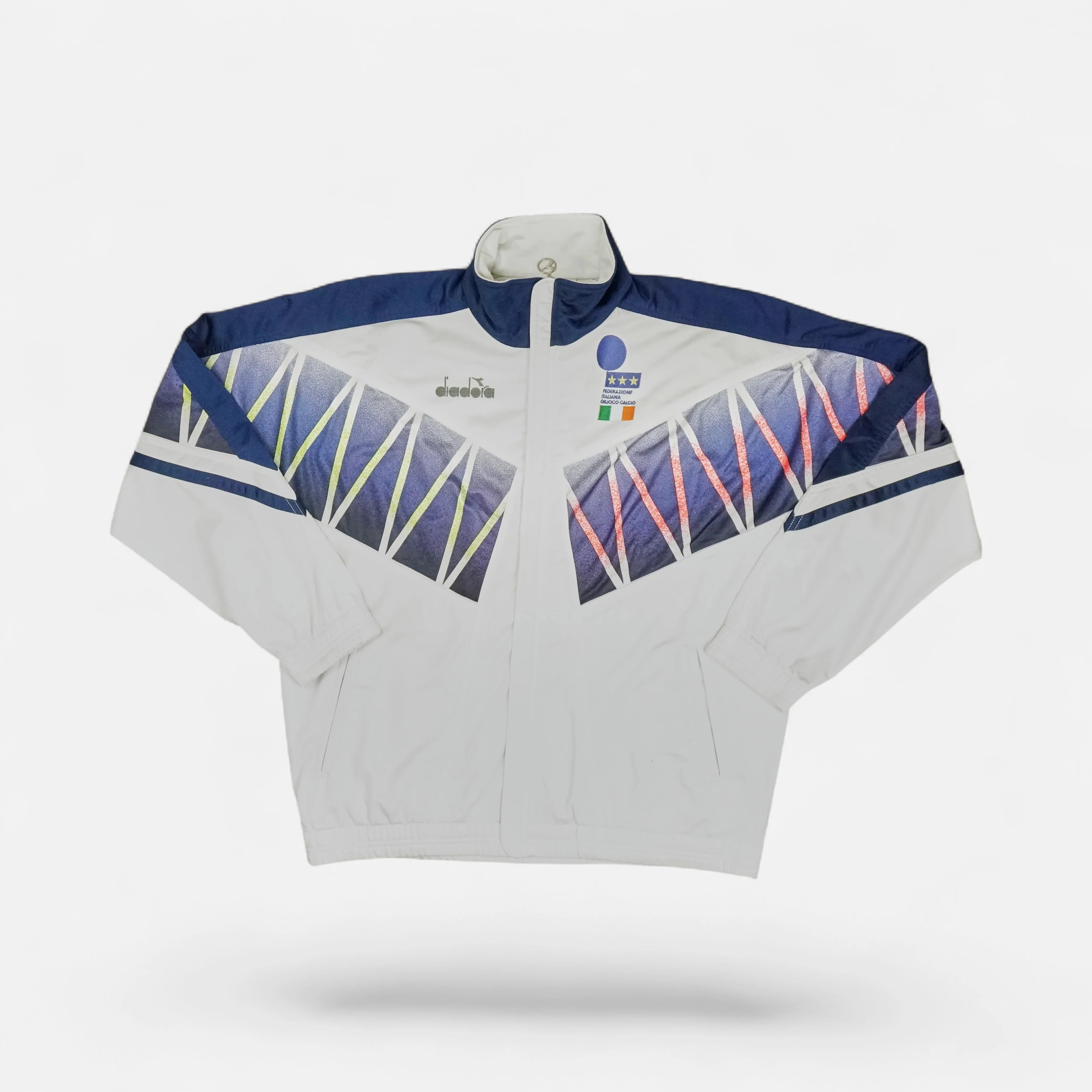Vintage Diadora White Track jacket (L)