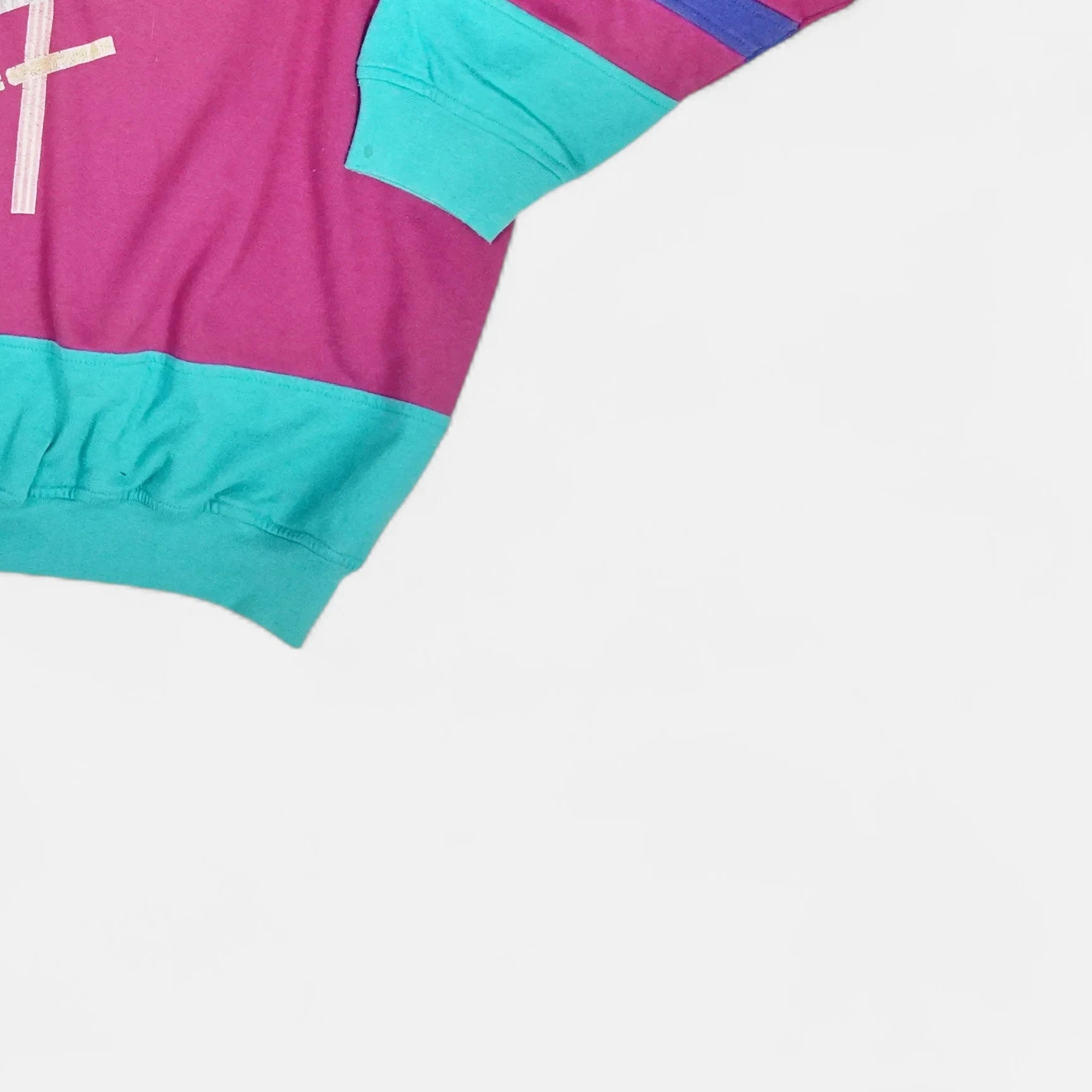 Vintage Pink Sweatshirt / crewneck jumper (XL)