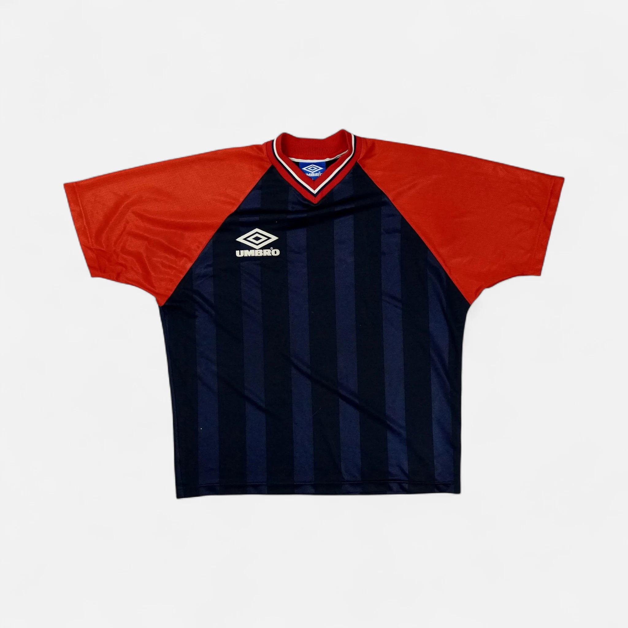 Vintage Umbro Navy V-Neck (S)