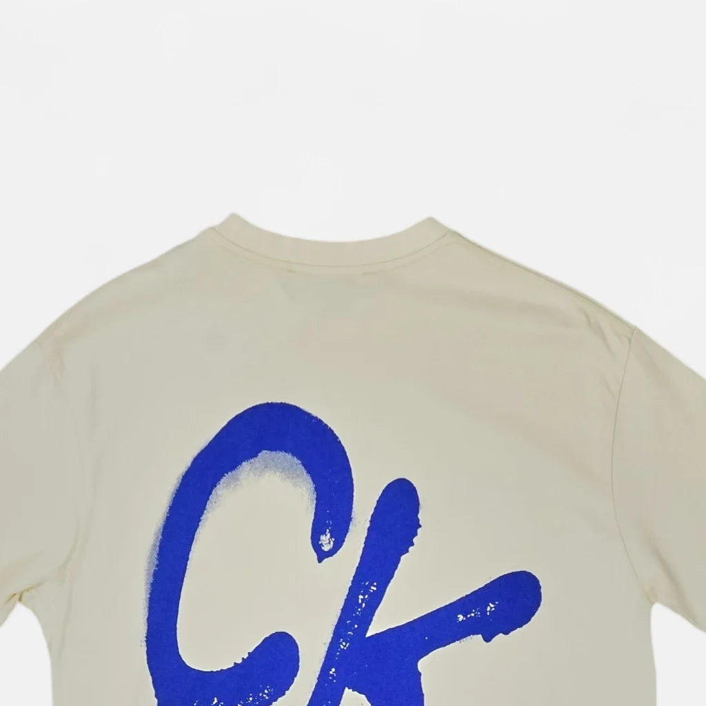 Vintage Calvin Klein Jeans Beige T-shirt (M)