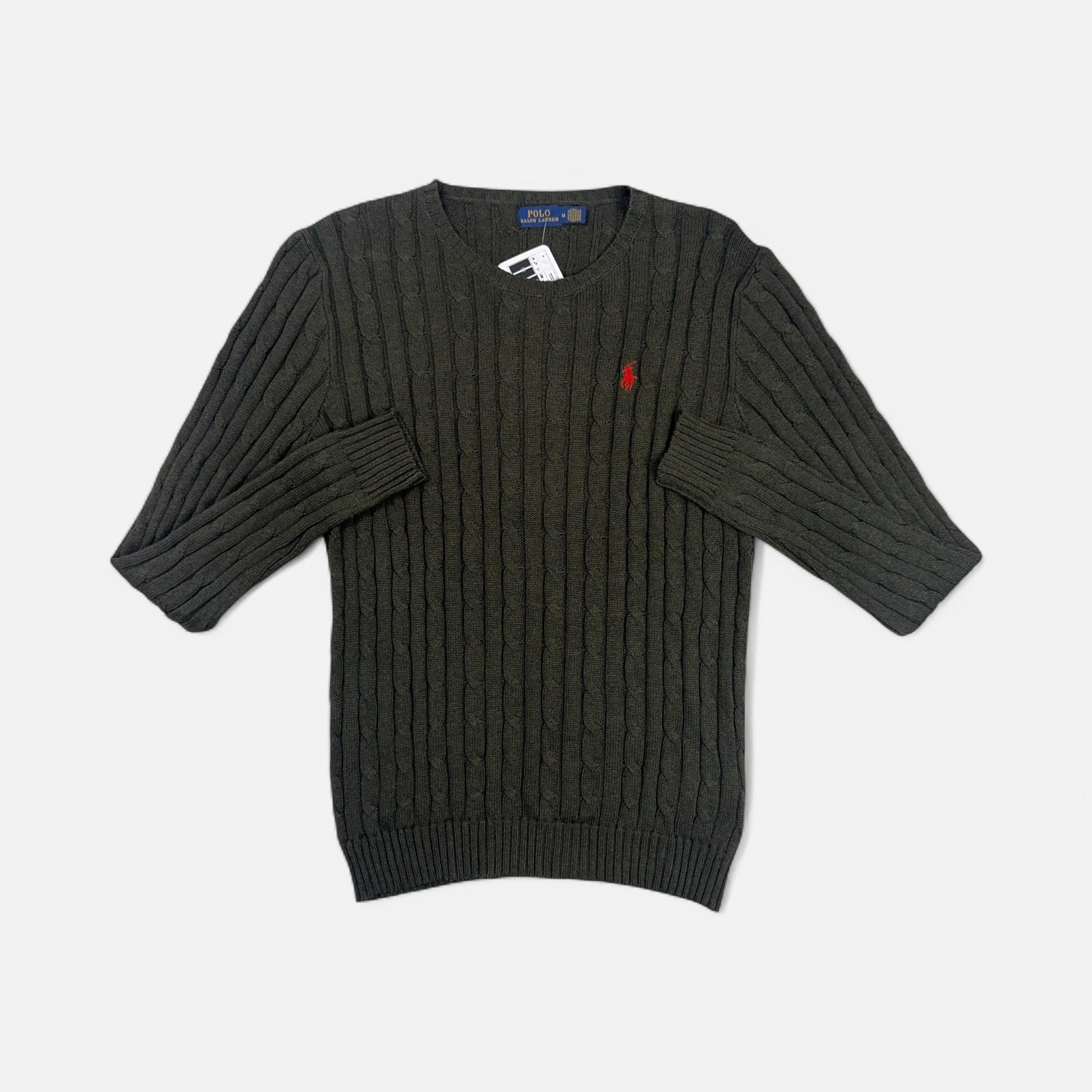 Vintage Polo Ralph Lauren Grey Knit Jumper (M)