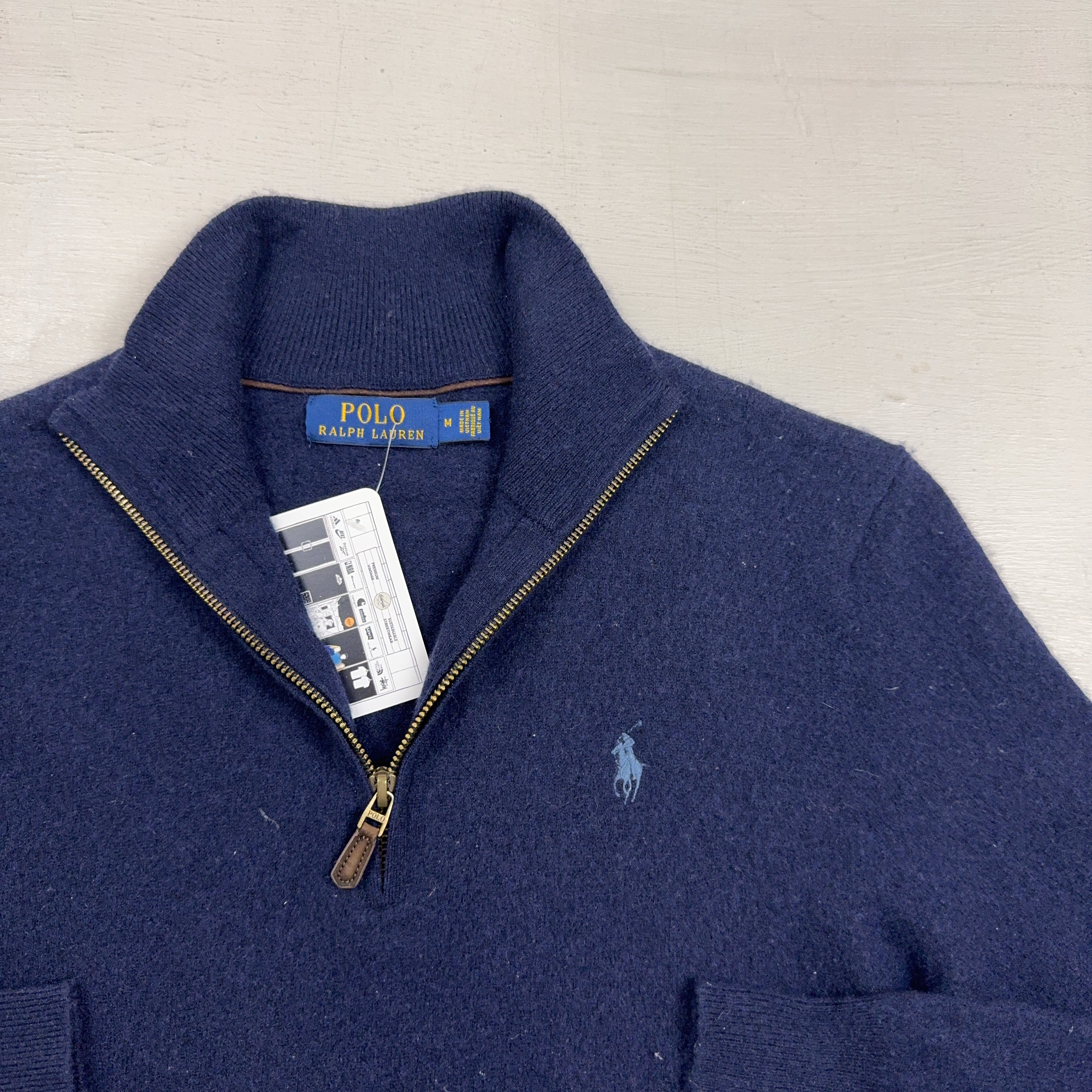Vintage Polo Ralph Lauren Blue 1/4 Zip (M)