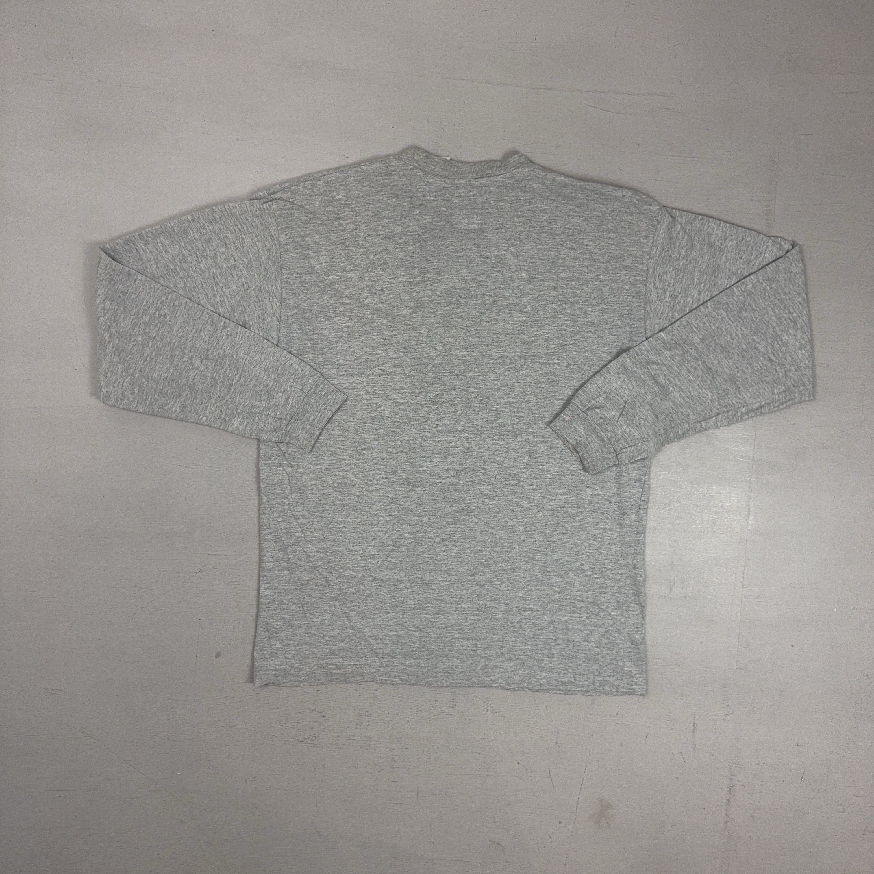 Vintage Nike Grey Long Sleeve T-shirt (M)