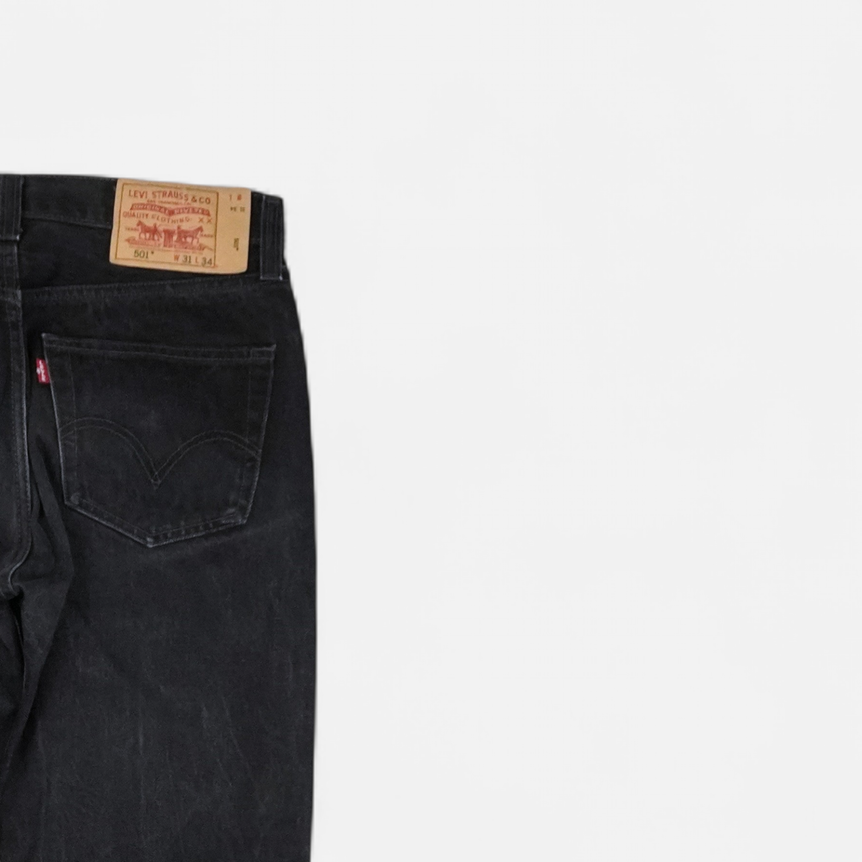 Vintage Levi’s Black Jeans (W31 L34)