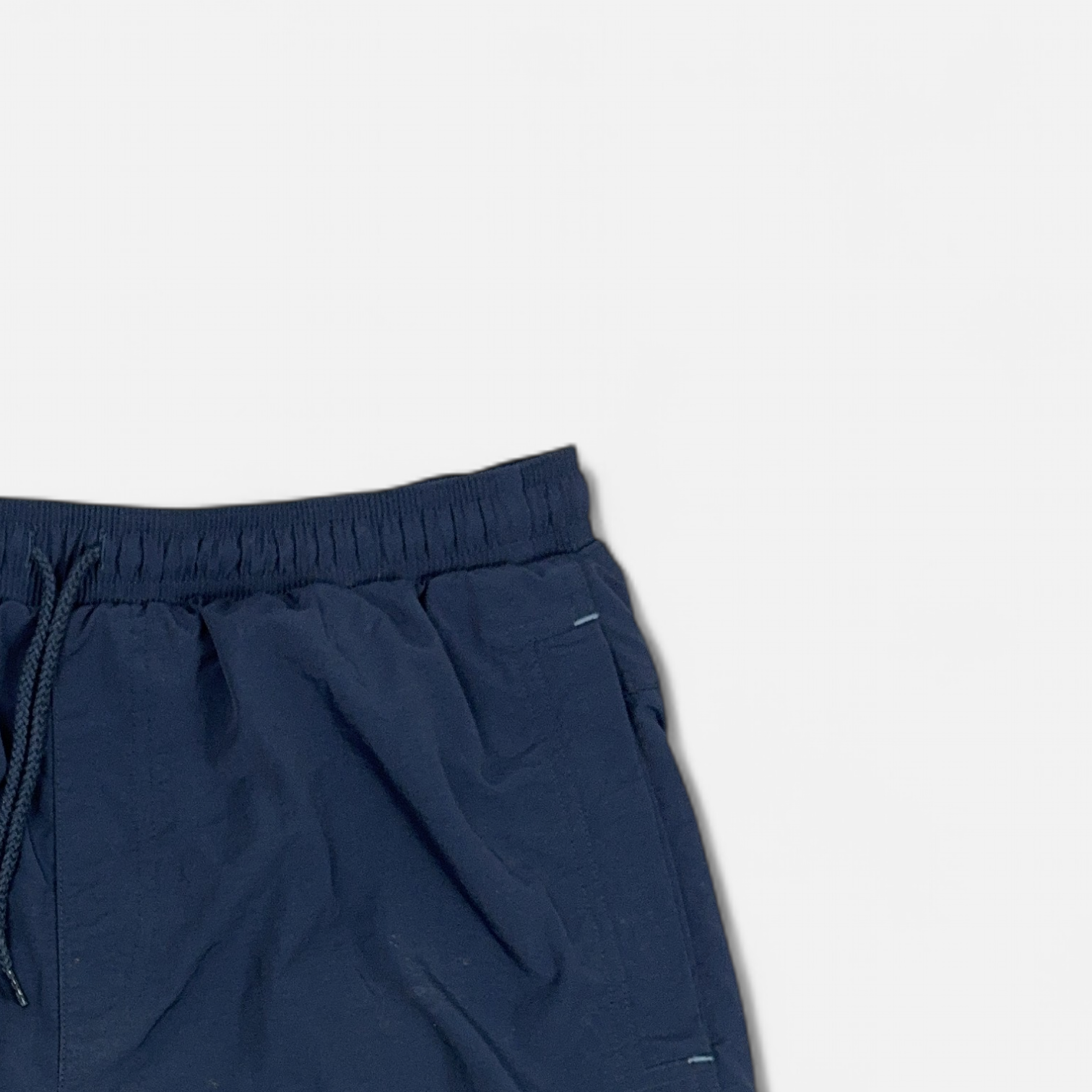 Vintage Adidas Blue Shorts (M) detail