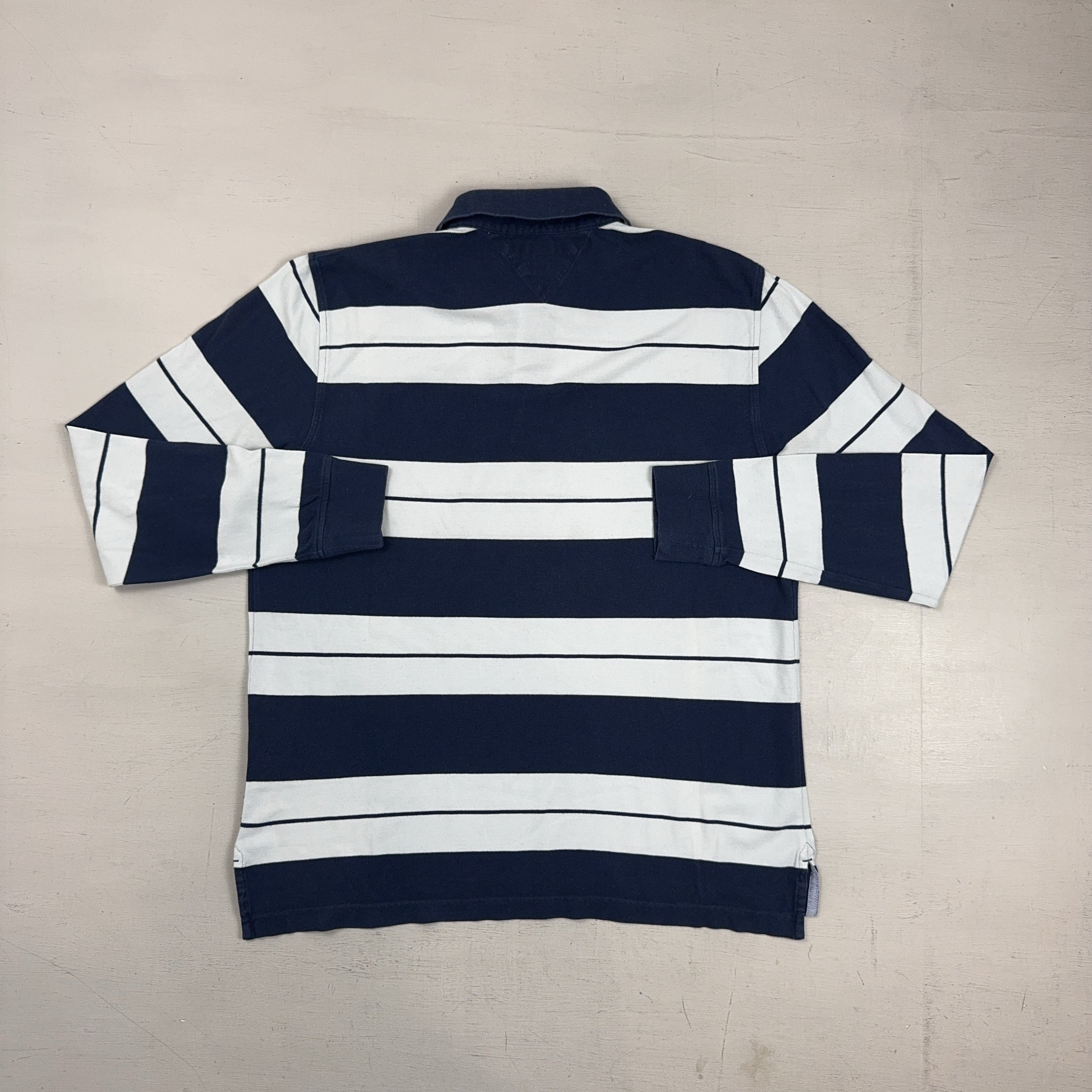 Vintage Tommy Hilfiger Blue Long Sleeve Shirt (L)