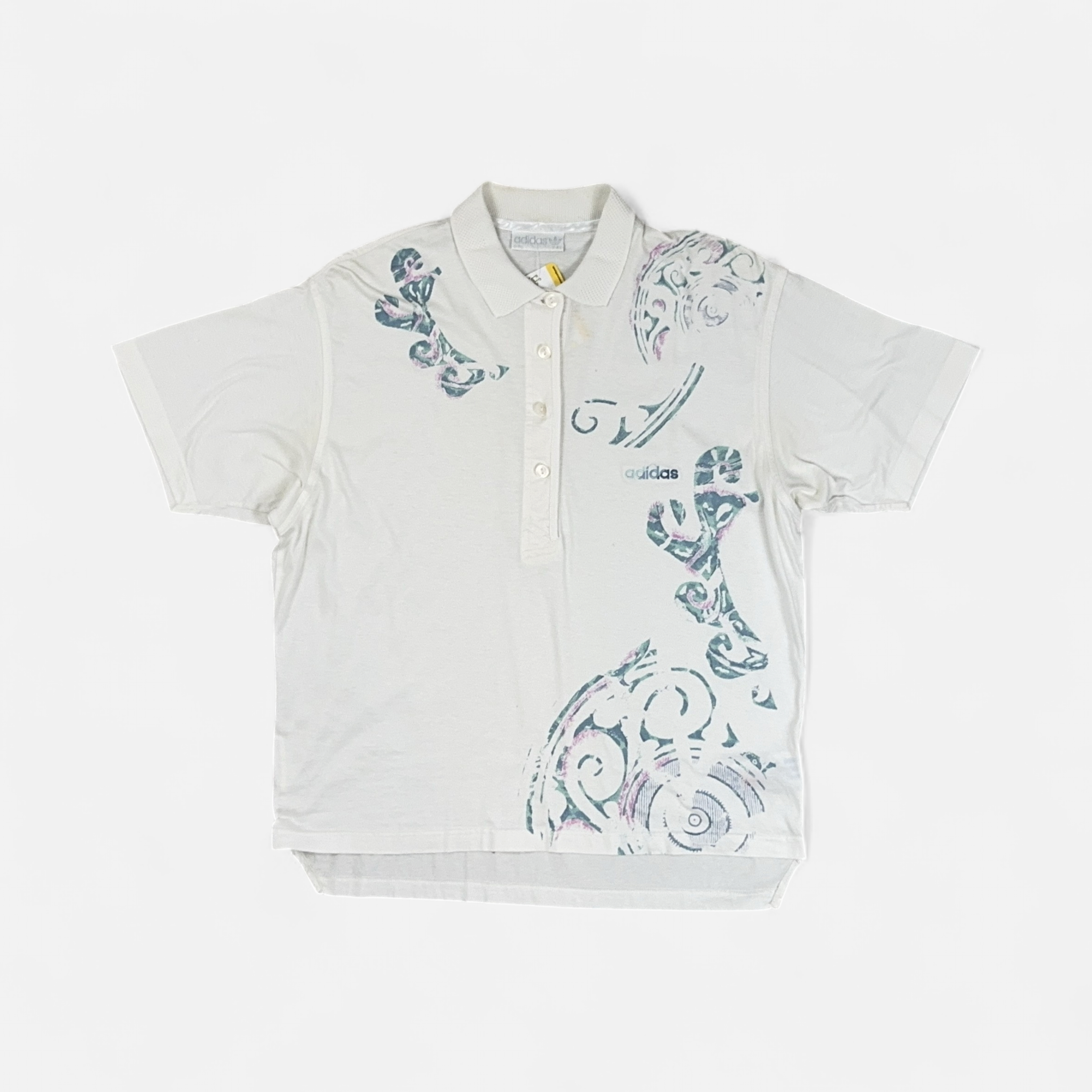Vintage Adidas White Top (M)