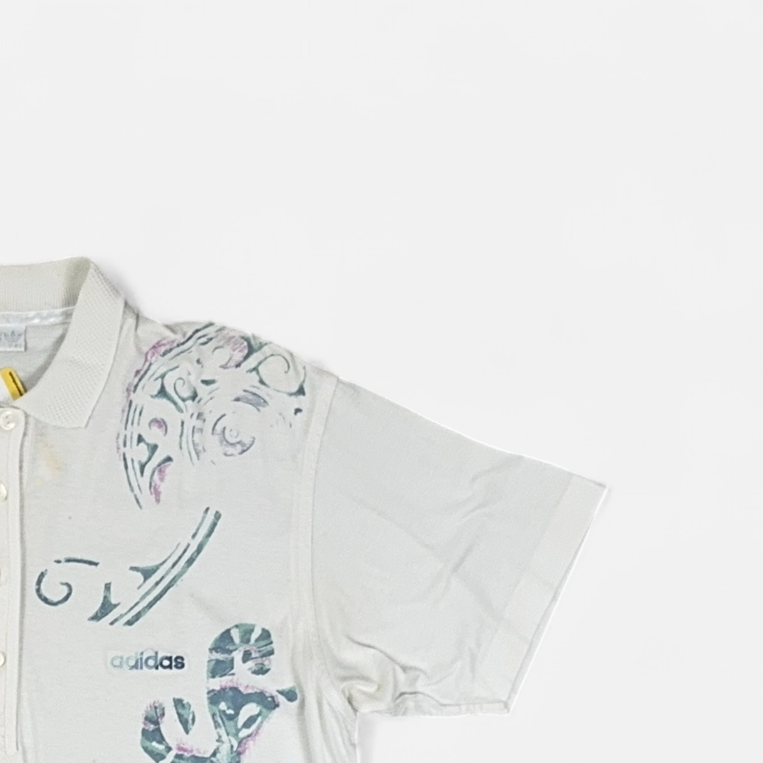 Vintage Adidas White Top (M)