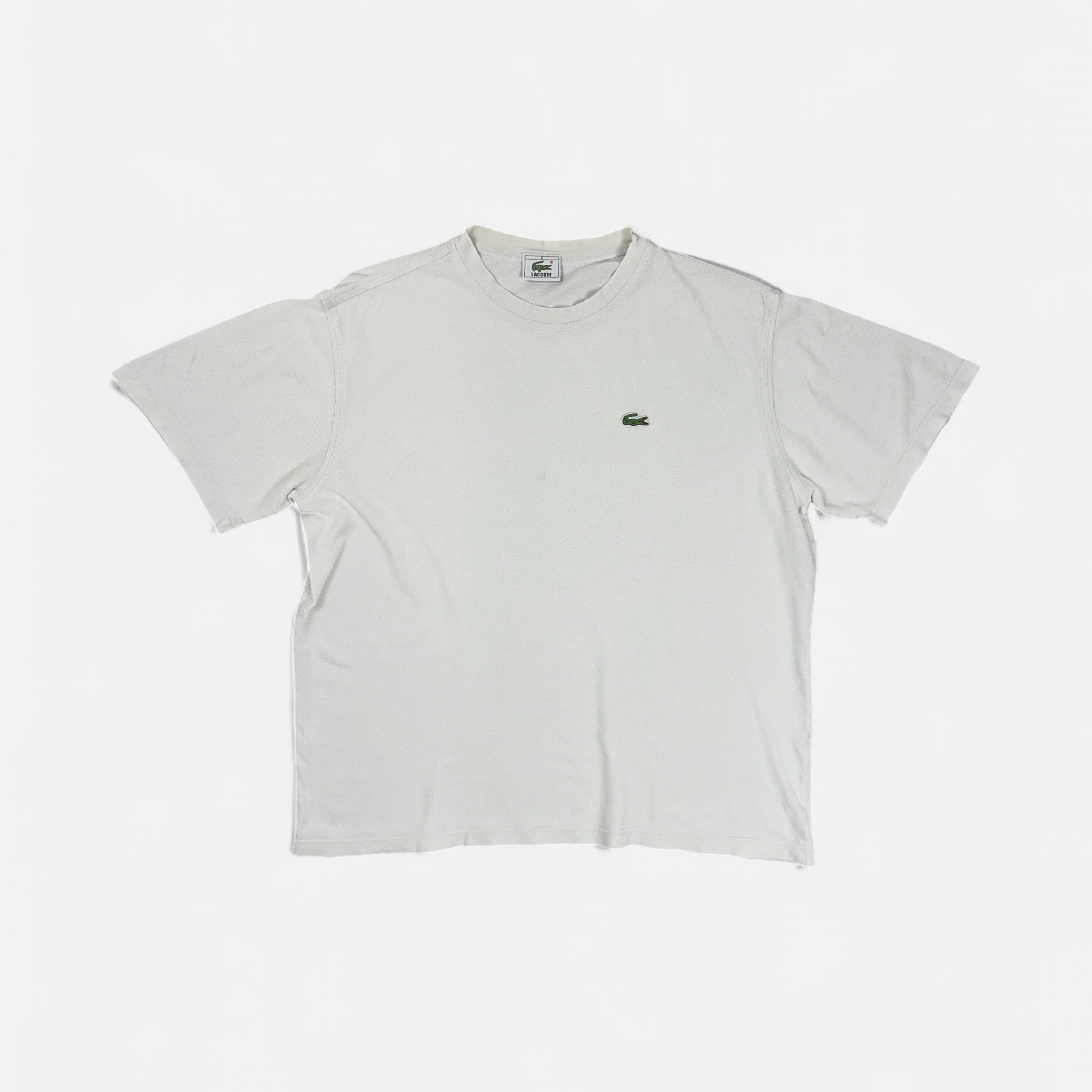 Vintage Lacoste White T-shirt (M)