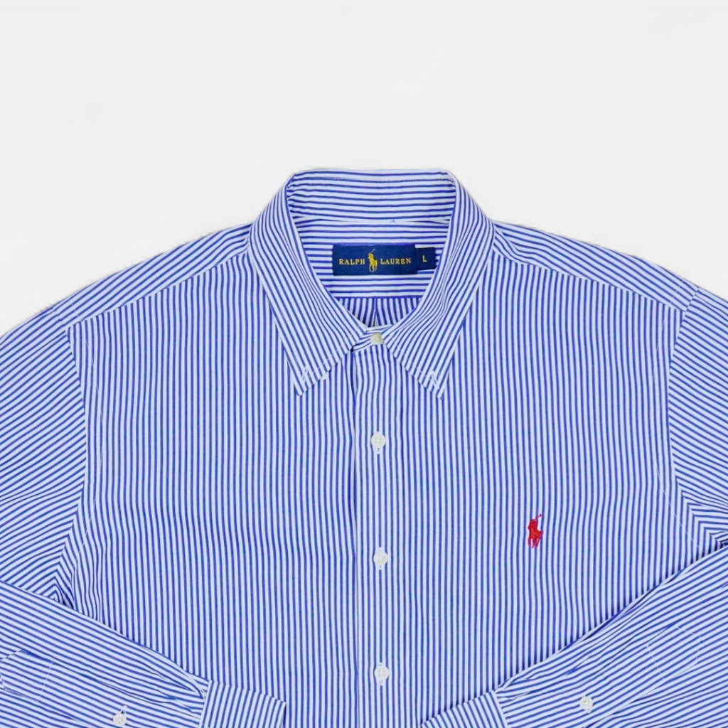 Vintage Ralph Lauren Blue Shirt (L)