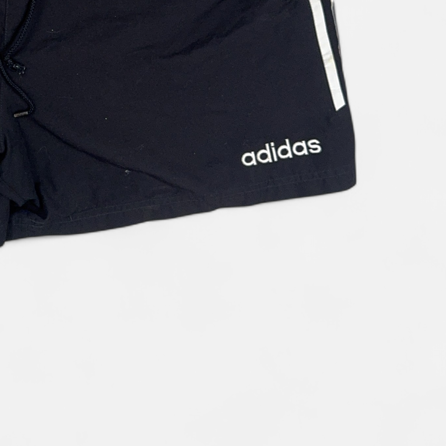Vintage Adidas Black Shorts (XL) detail