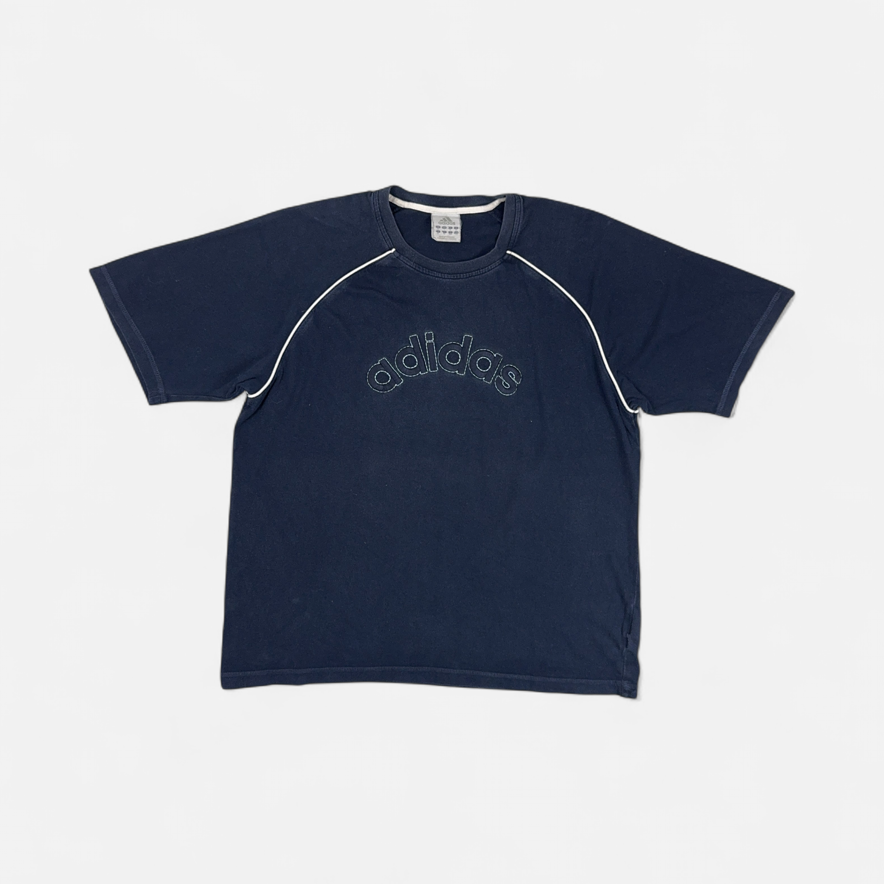 Vintage Adidas Blue T-shirt (XL)